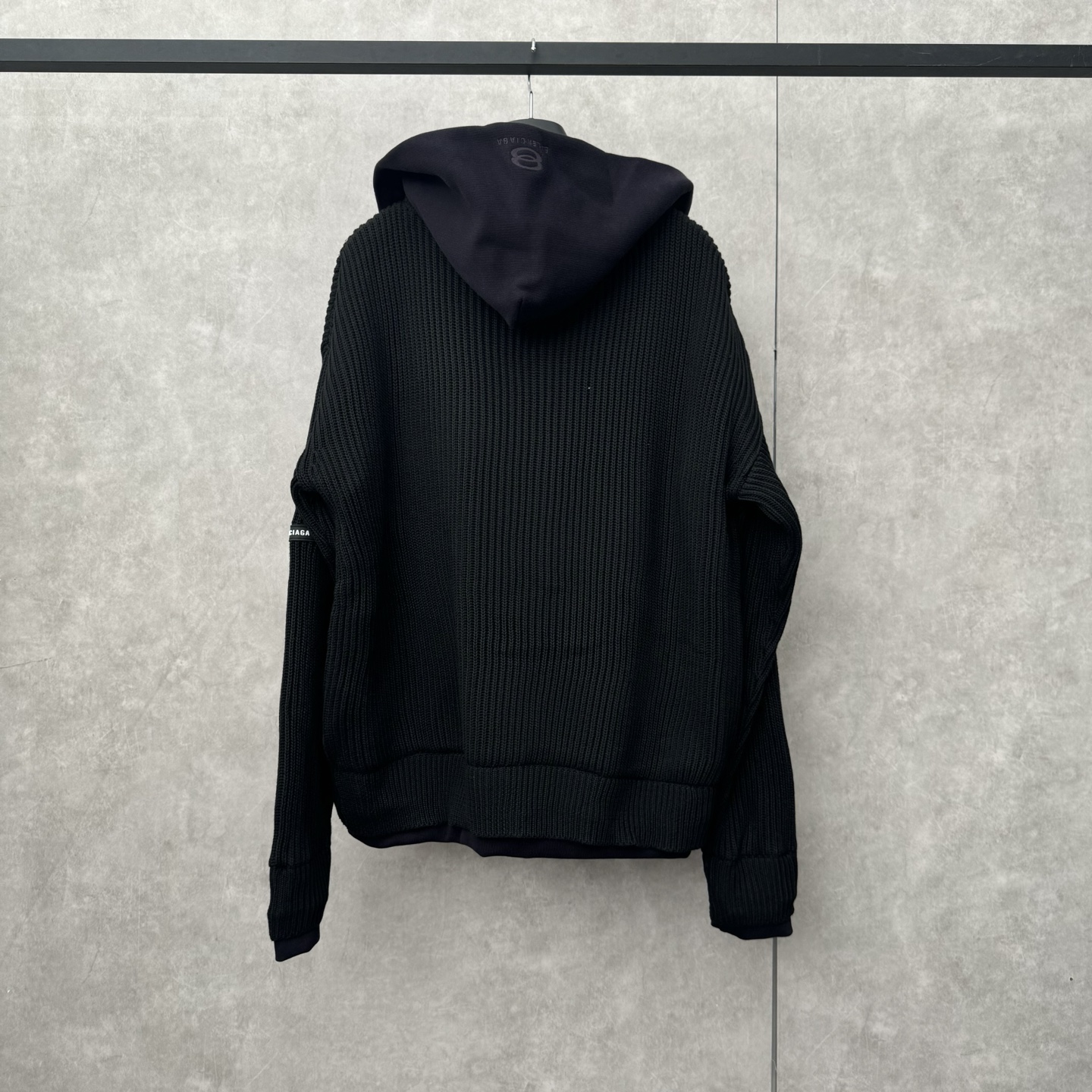 Balenciag@ Men's Zip Up Cardigan