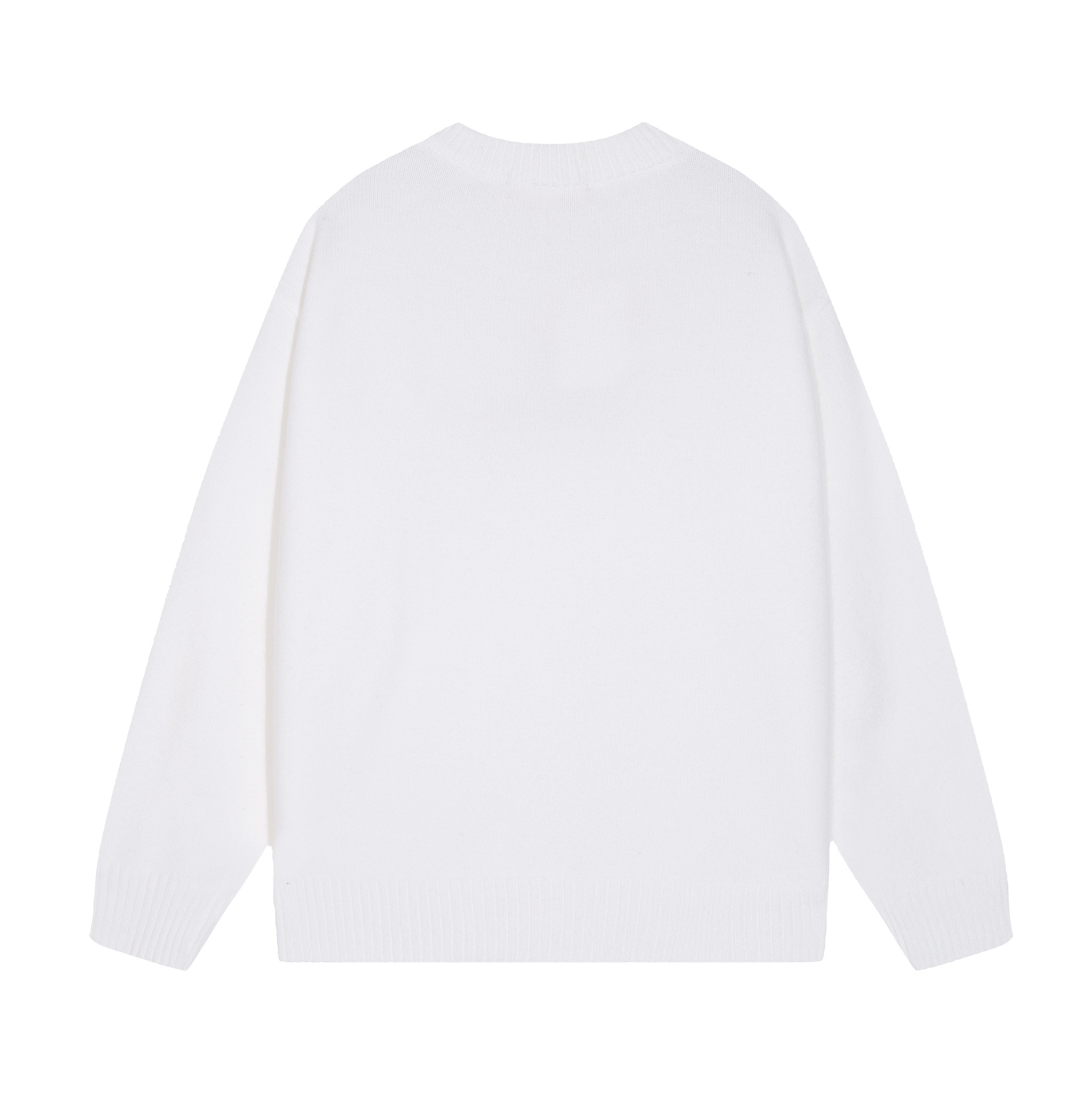 Supreme Embroidered Letter Logo Crewneck Wool Knit Sweater