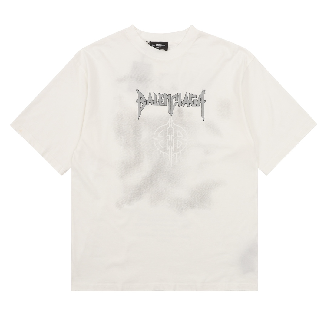 Balancig* Chest letter print T-shirt