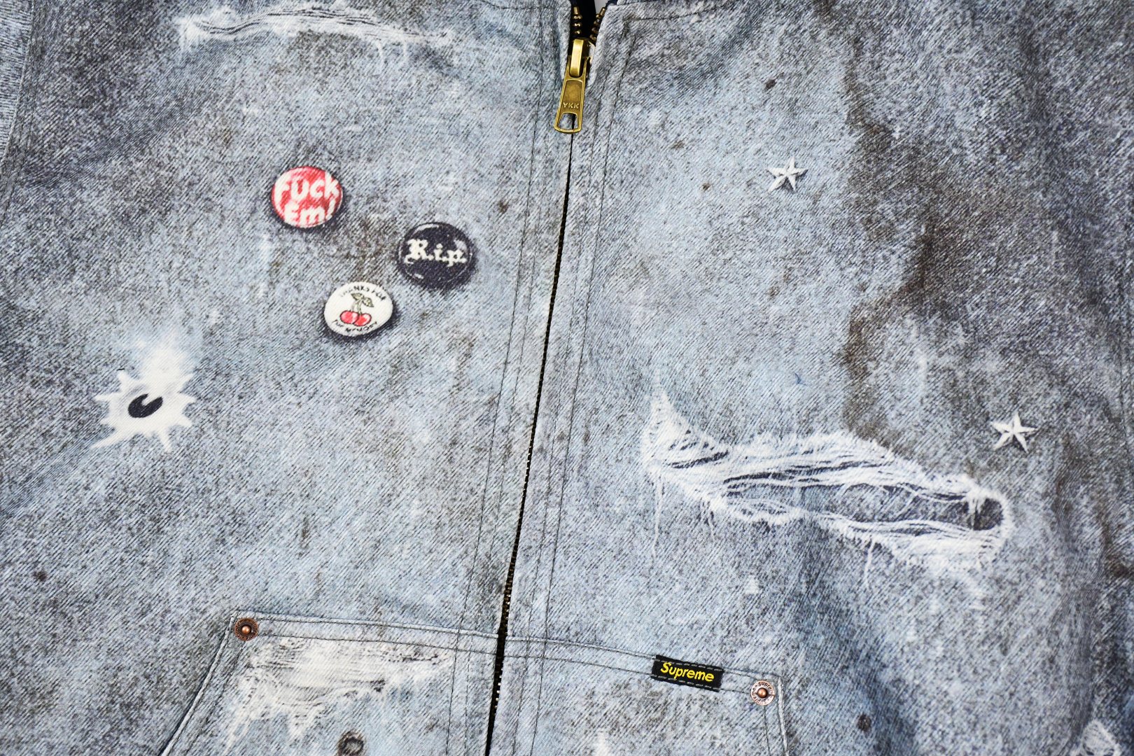 Suprem3 HJR TROMPE L'OEIL HOODED WORK JACKET