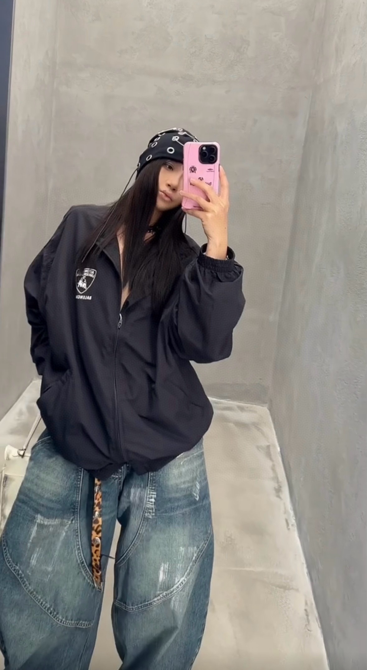 Balanciag@ Lamborghini Zipper Jacket