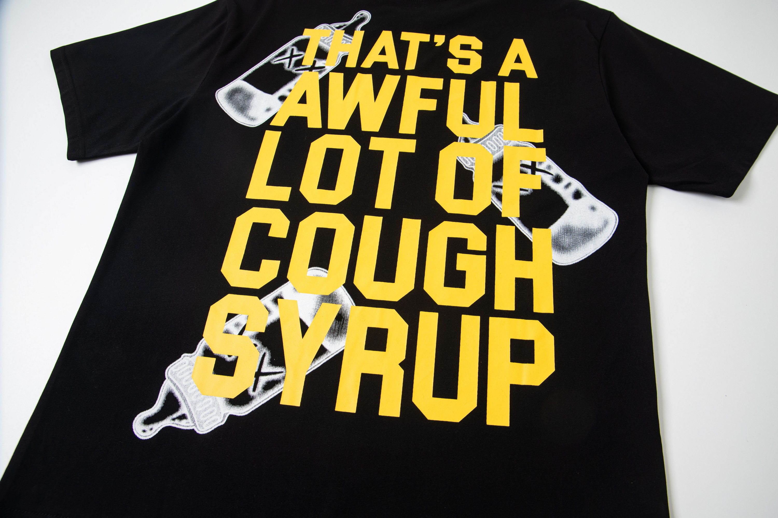 THAT'S A AWFUL LOT OF COUGH SYRUP Baby Bottle Tee