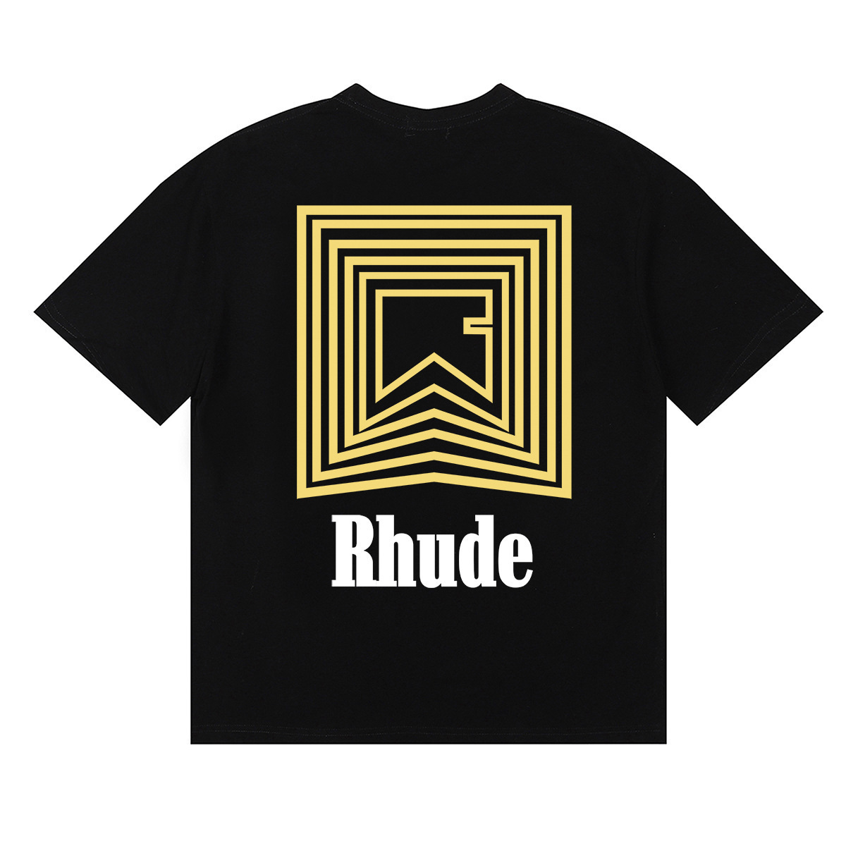 RHUDE Geometric Print T-Shirt