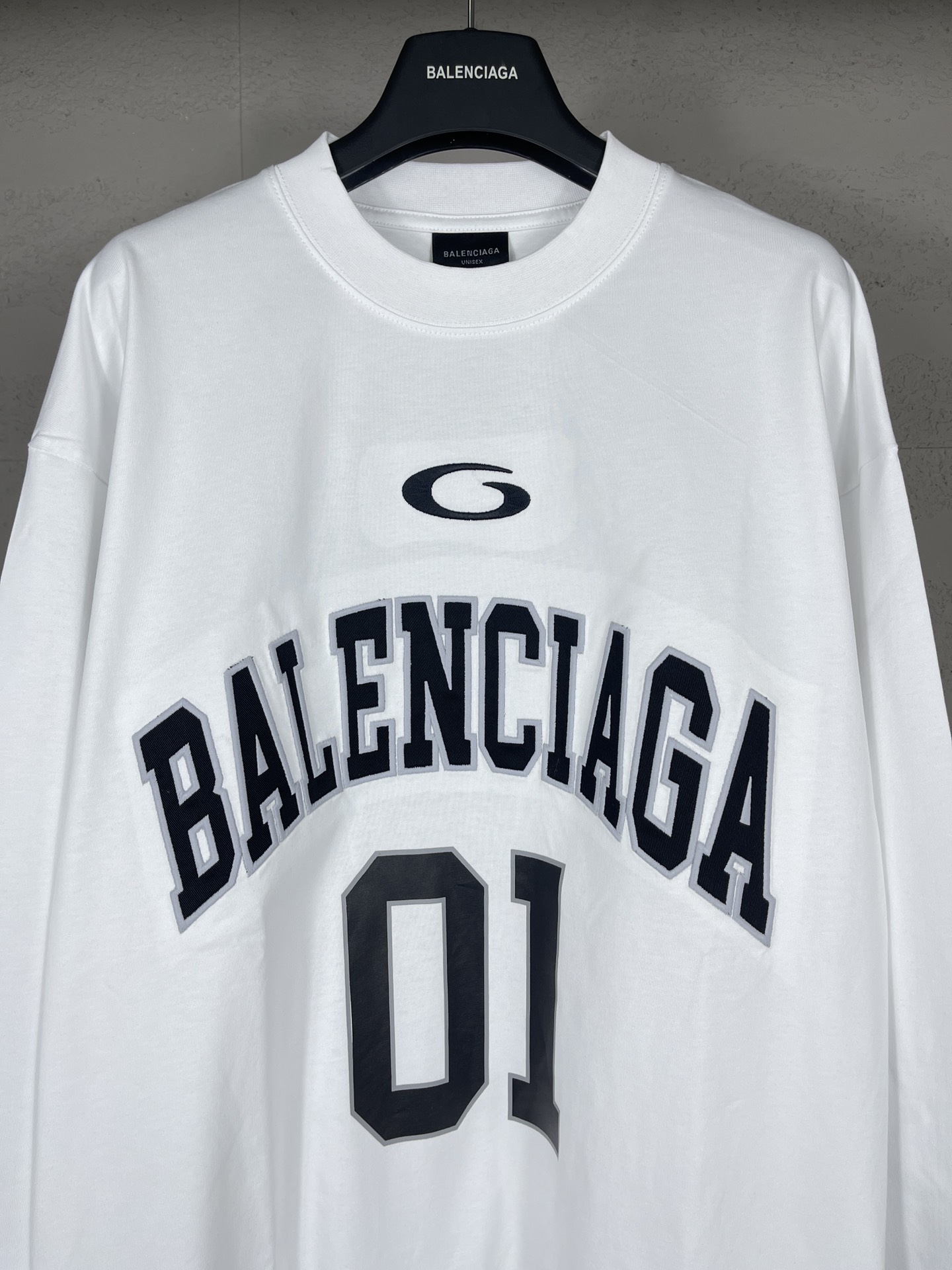 Balanciag@ Jersey Long Sleeves Tee 2025
