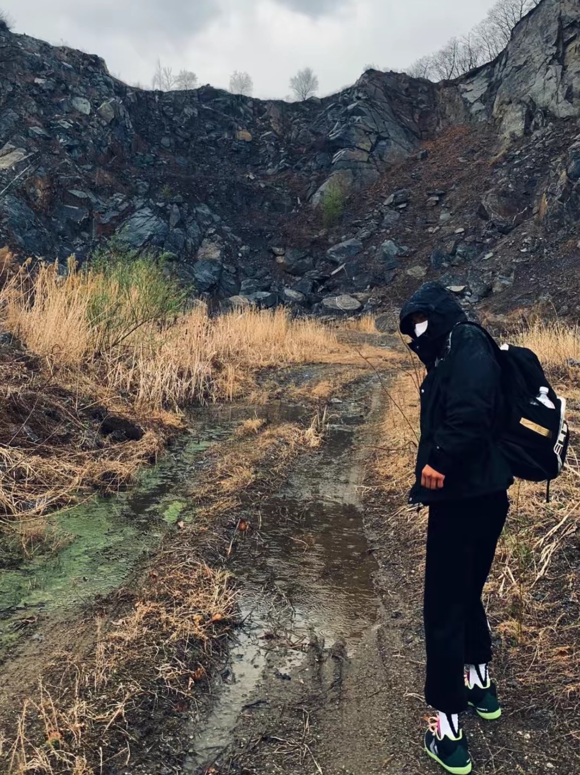 TNF Contrast Color Stitching Jacket