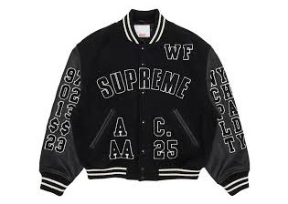 Supreme Praises Varsity Black Jacket