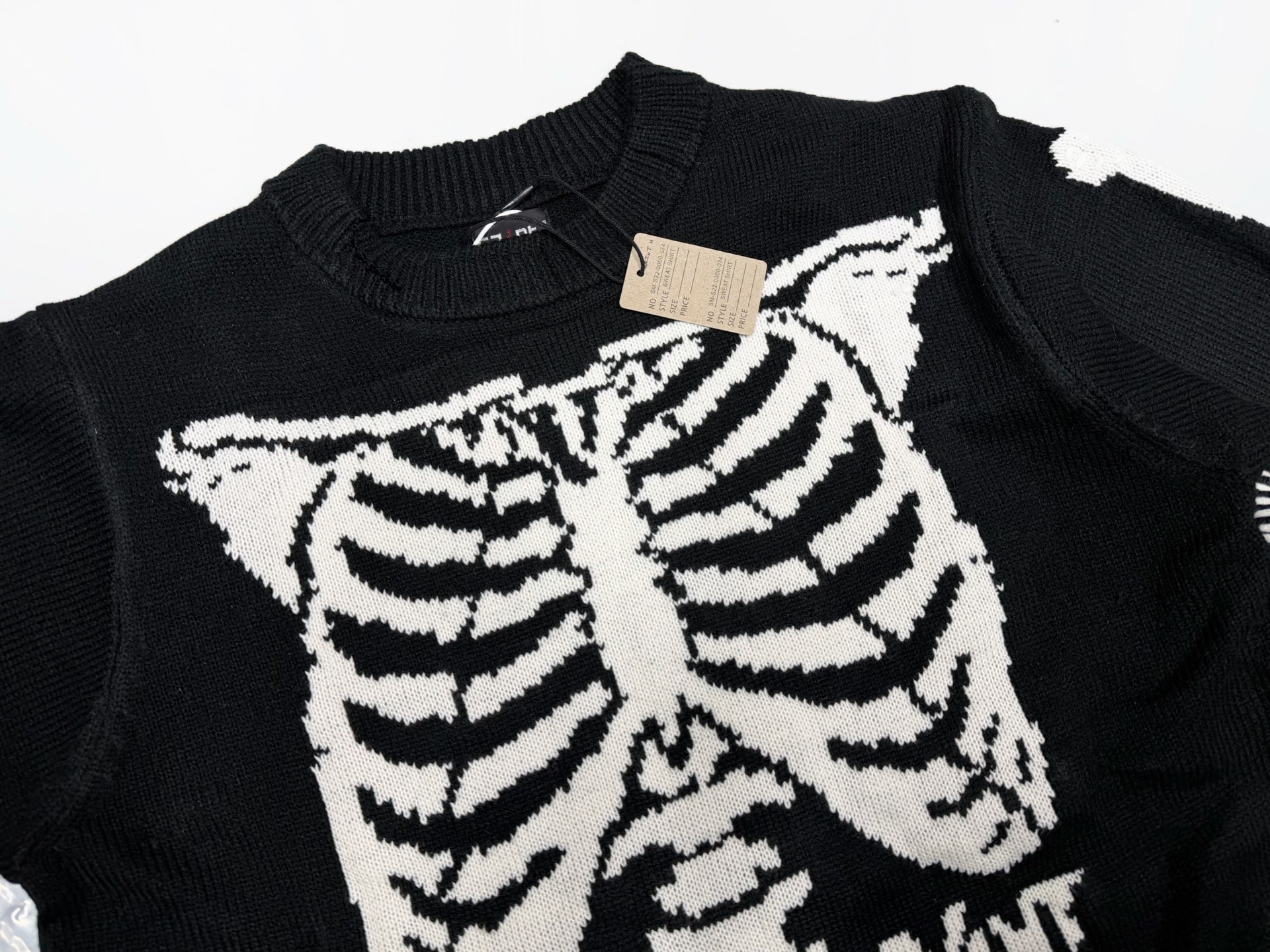 Saint Michael x Vlone Black Broken Sweat