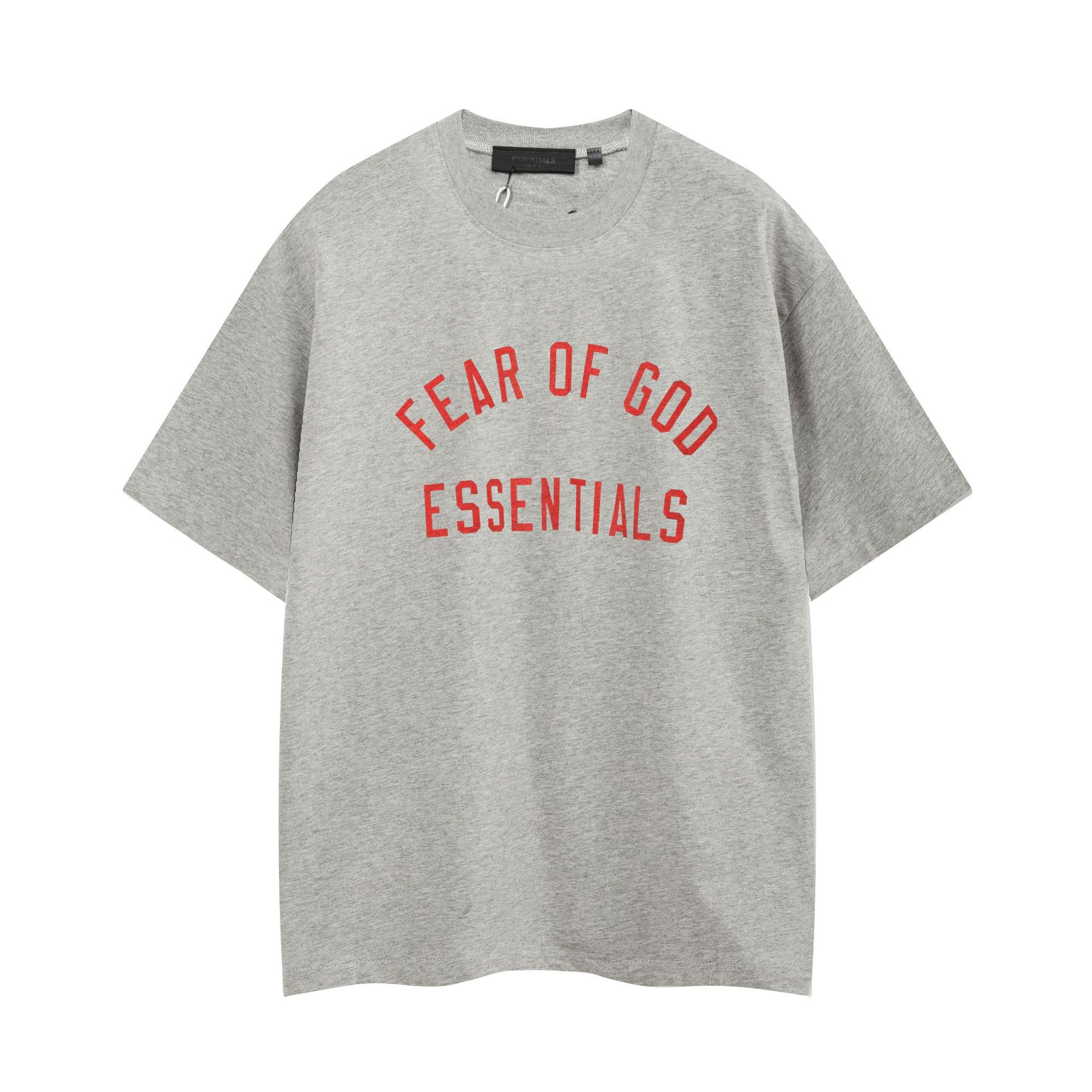 FOG  Essentials 2025 Spring SummerLetter Print Short Sleeve T-Shirt