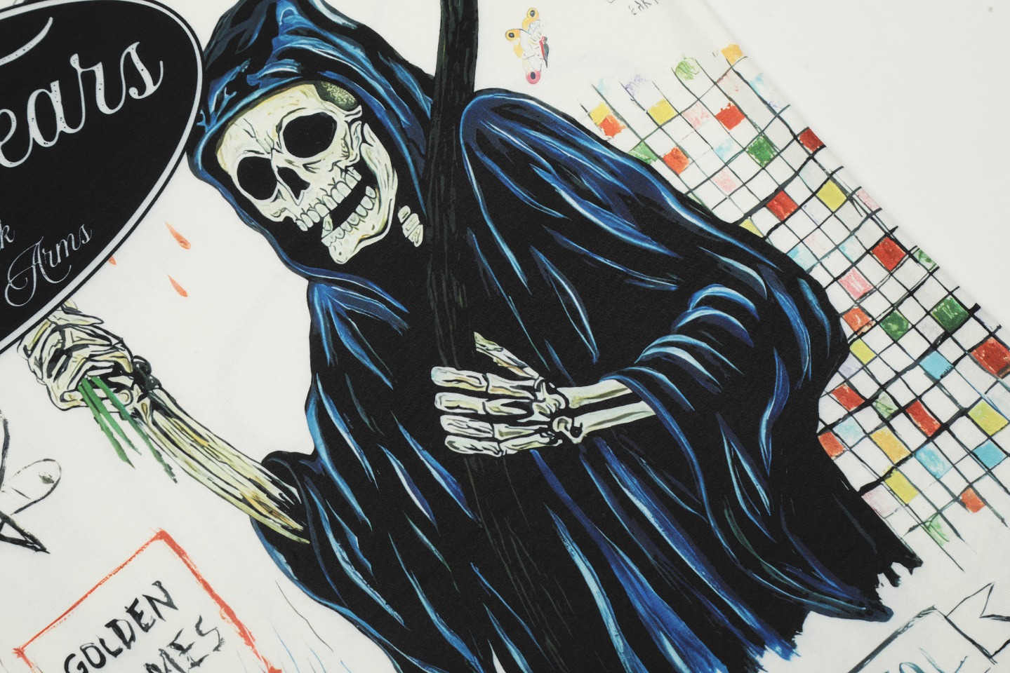 Saint Mich@el Tears  Skull Full Print Long Sleeve