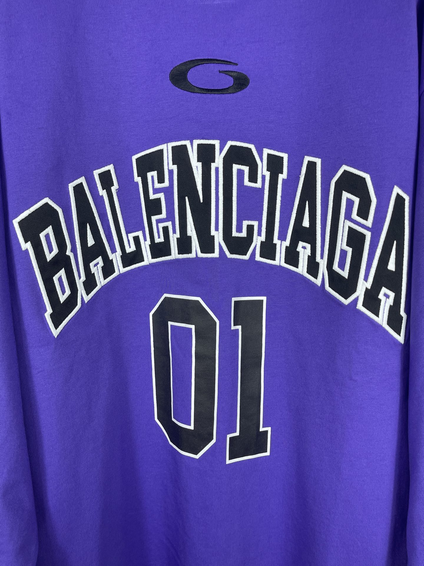 Balanciag@ Jersey Long Sleeves Tee 2025