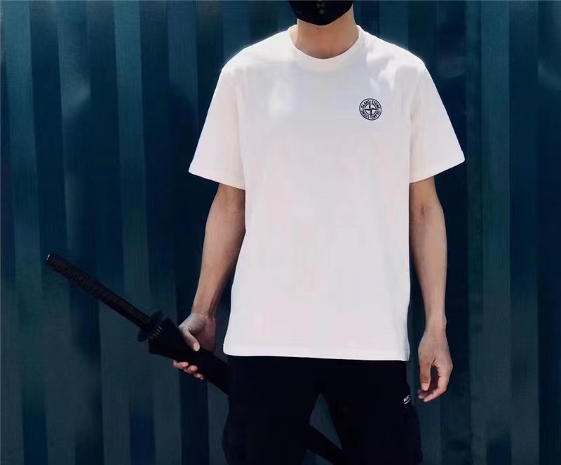 Stone Island Mechanical Compass Print Short Sleeve