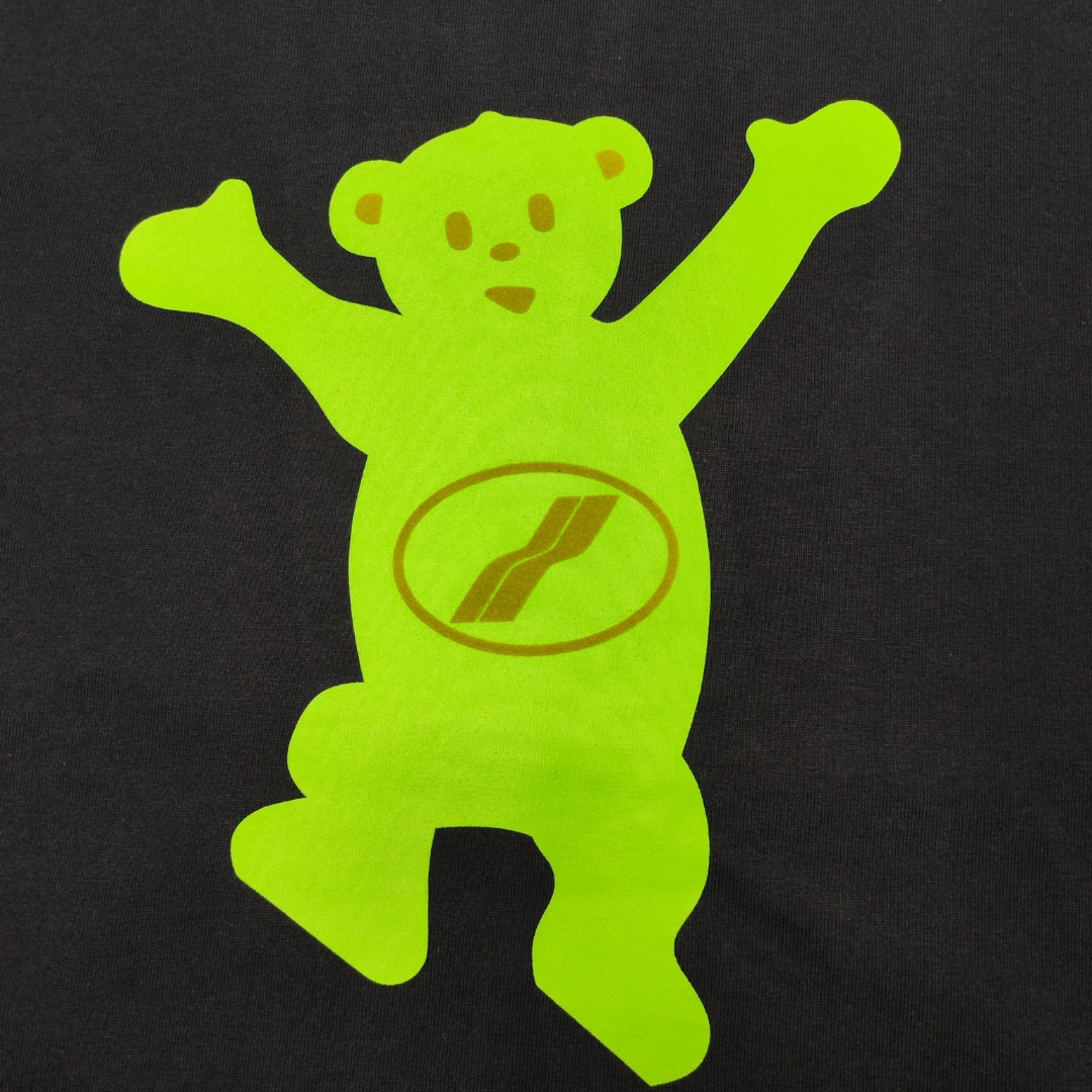 WE11D0NE Classic Flocked Teddy Bear T-Shirt