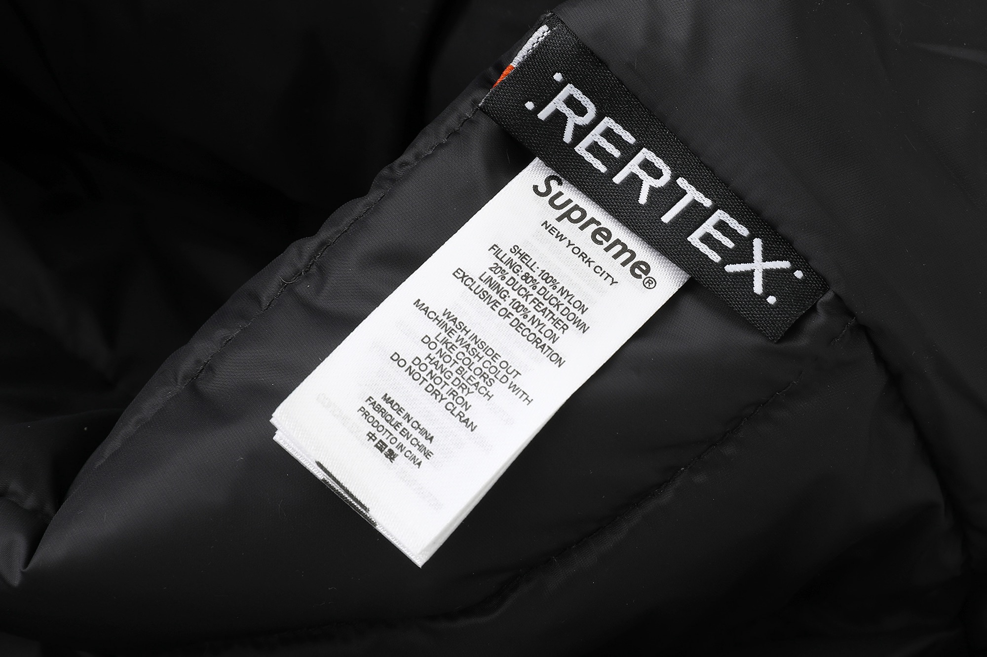 Supreme FW25 WEEK6 Micro Down Half Zip Hooded Pullover