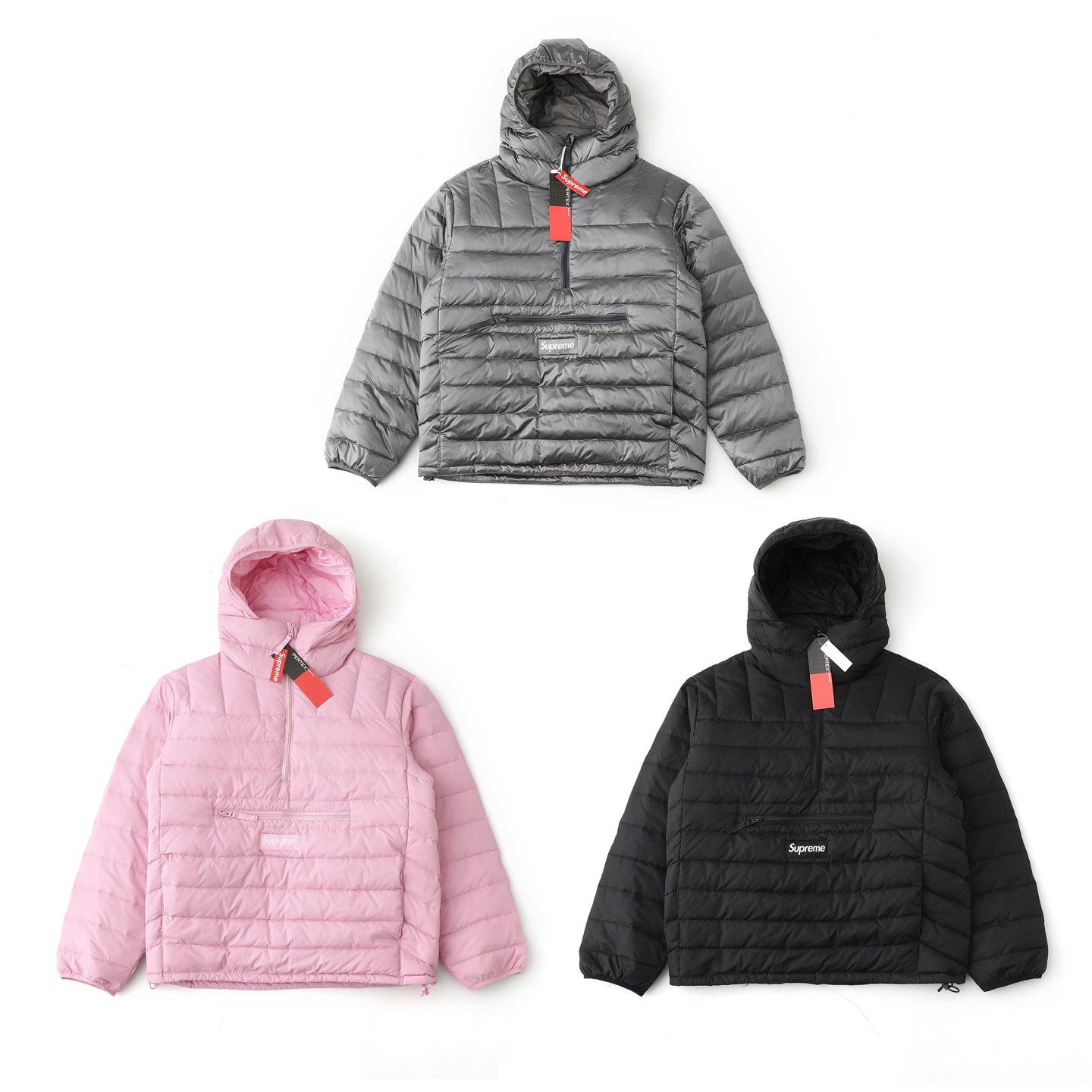 Supreme FW25 WEEK6 Micro Down Half Zip Hooded Pullover