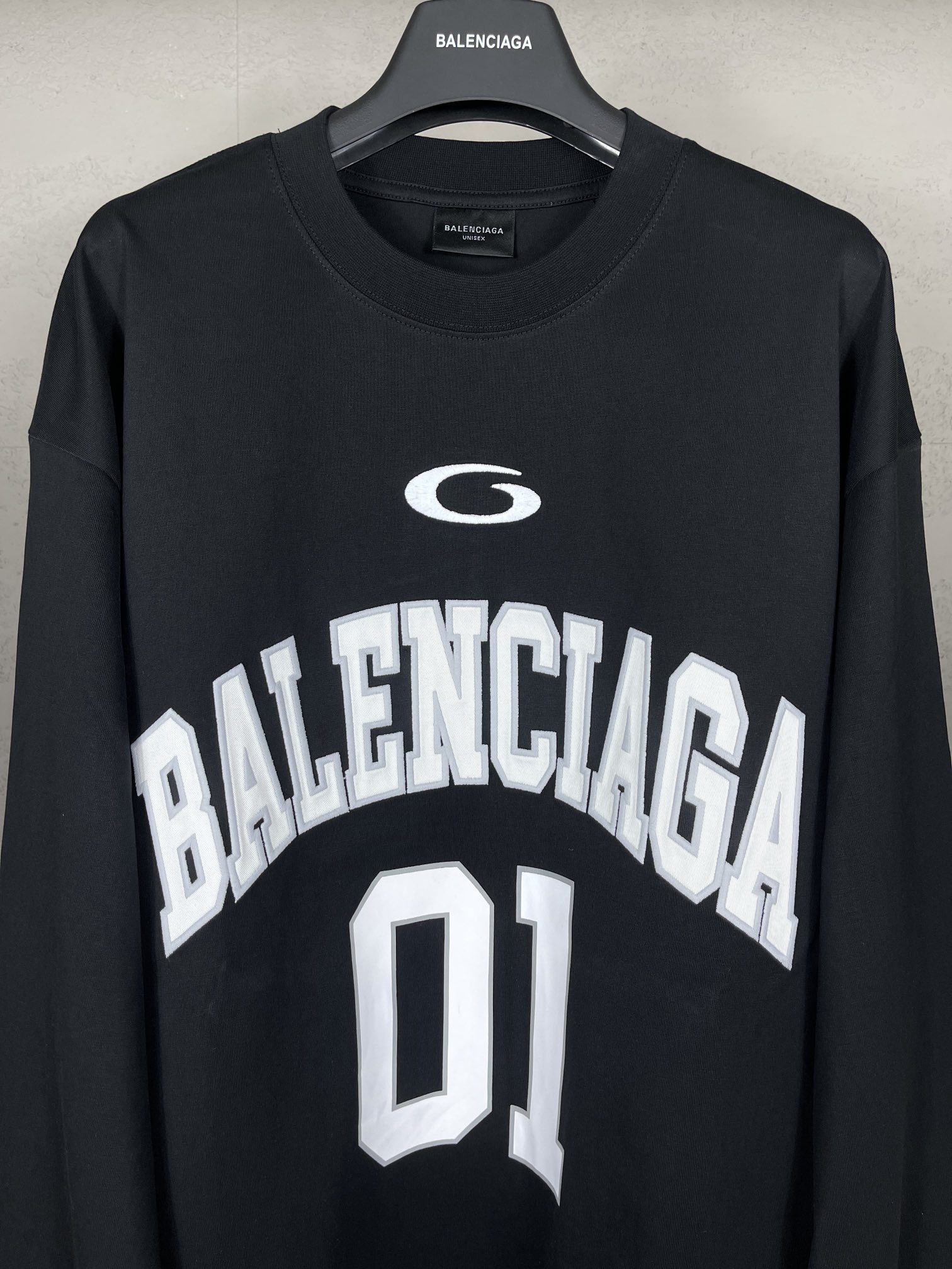 Balanciag@ Jersey Long Sleeves Tee 2025
