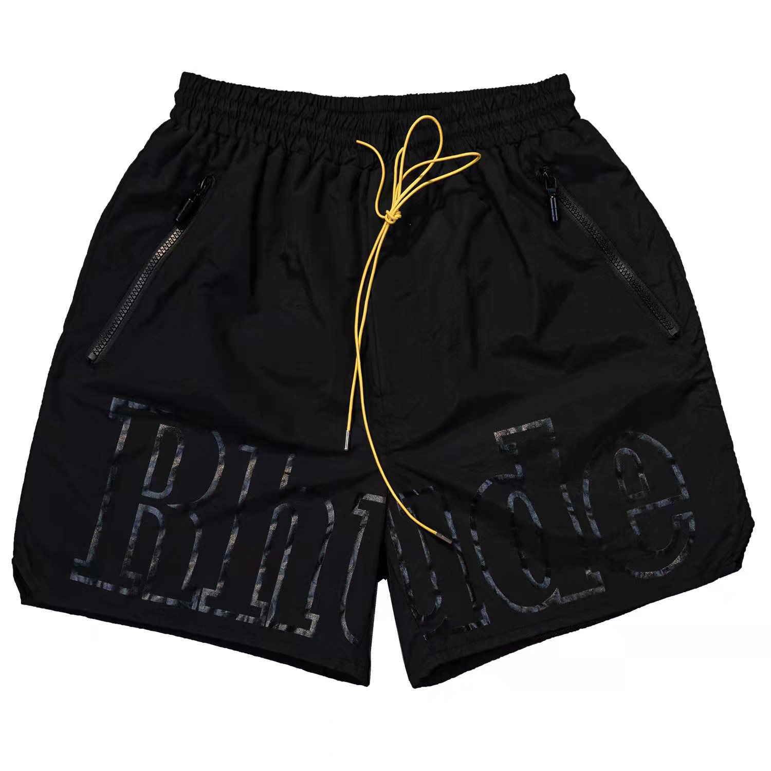 RHUDE Letter 3M Reflective Casual Sports Shorts