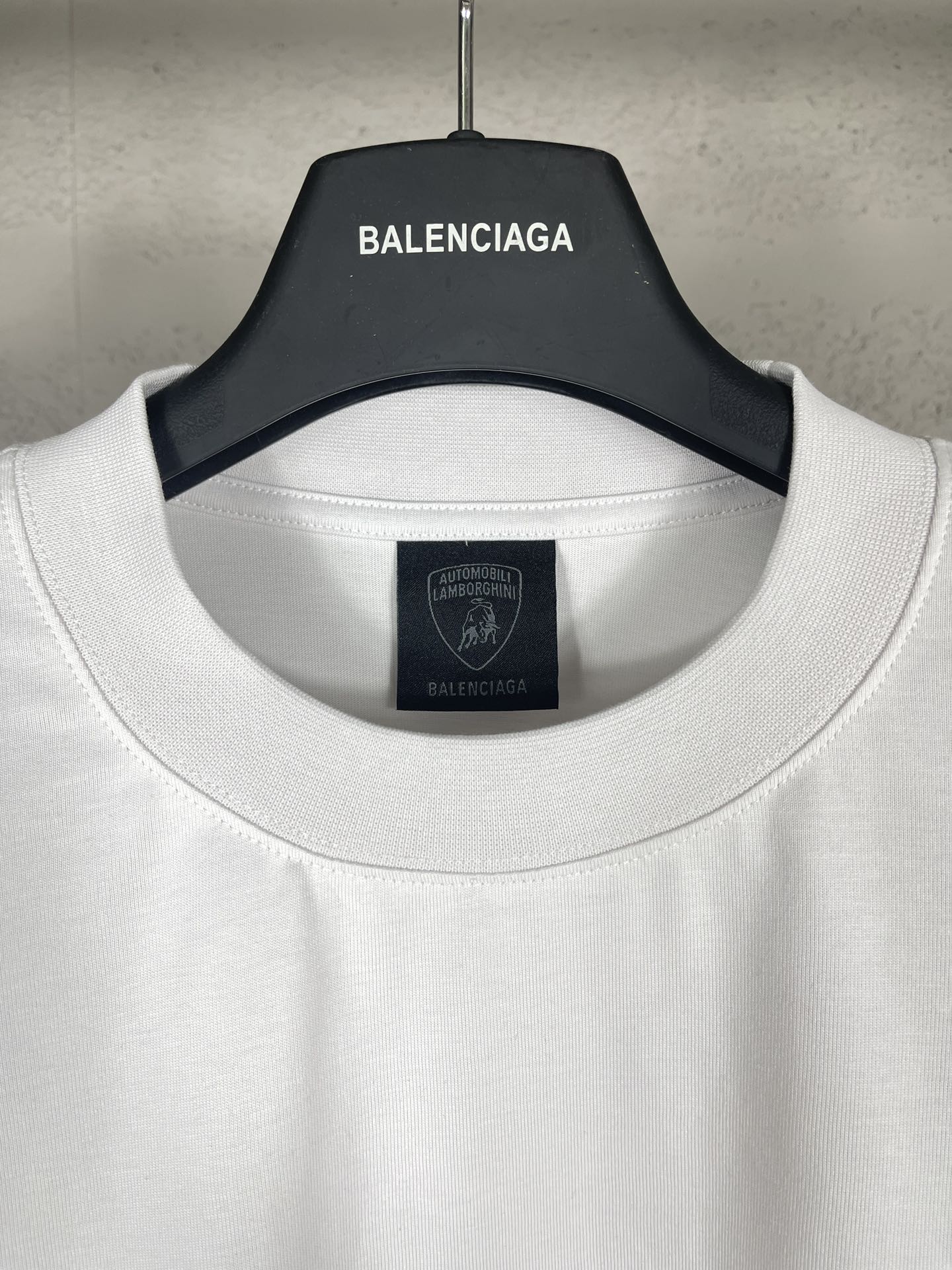 Balanciag@  Lamborghini  Long Sleeves Tee 2025