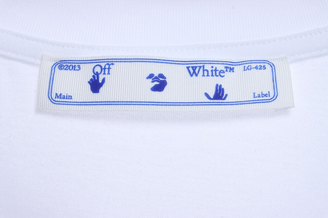 OW Caravaggio black and white religious short sleeves