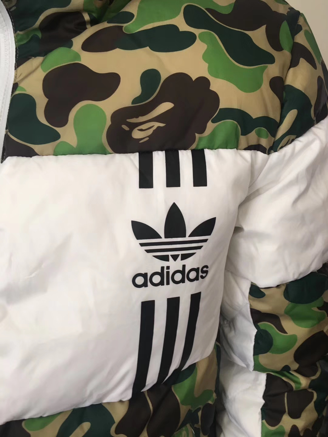 Bape A Bathing Ape X Adidas Down Jacket