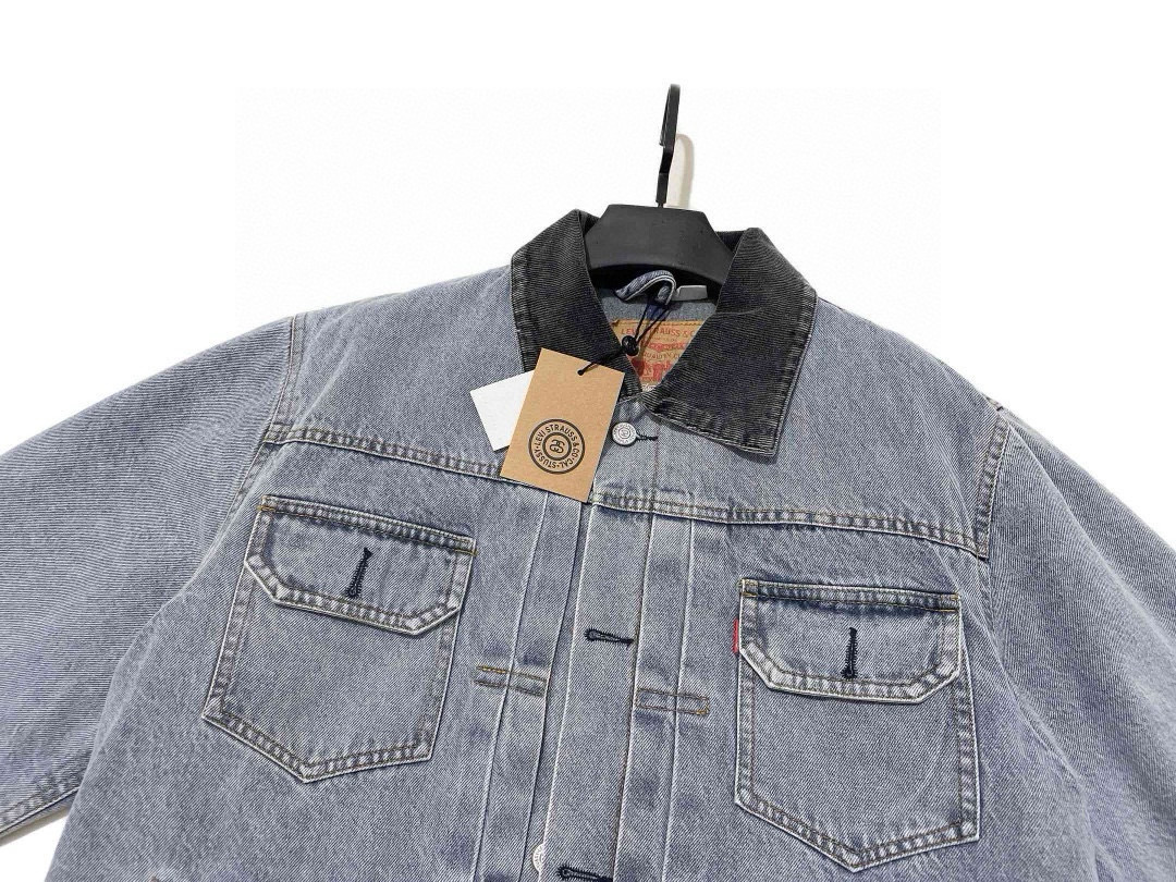 Stussy x Levi‘s 150th Anniversary Embossed Denim Jacket