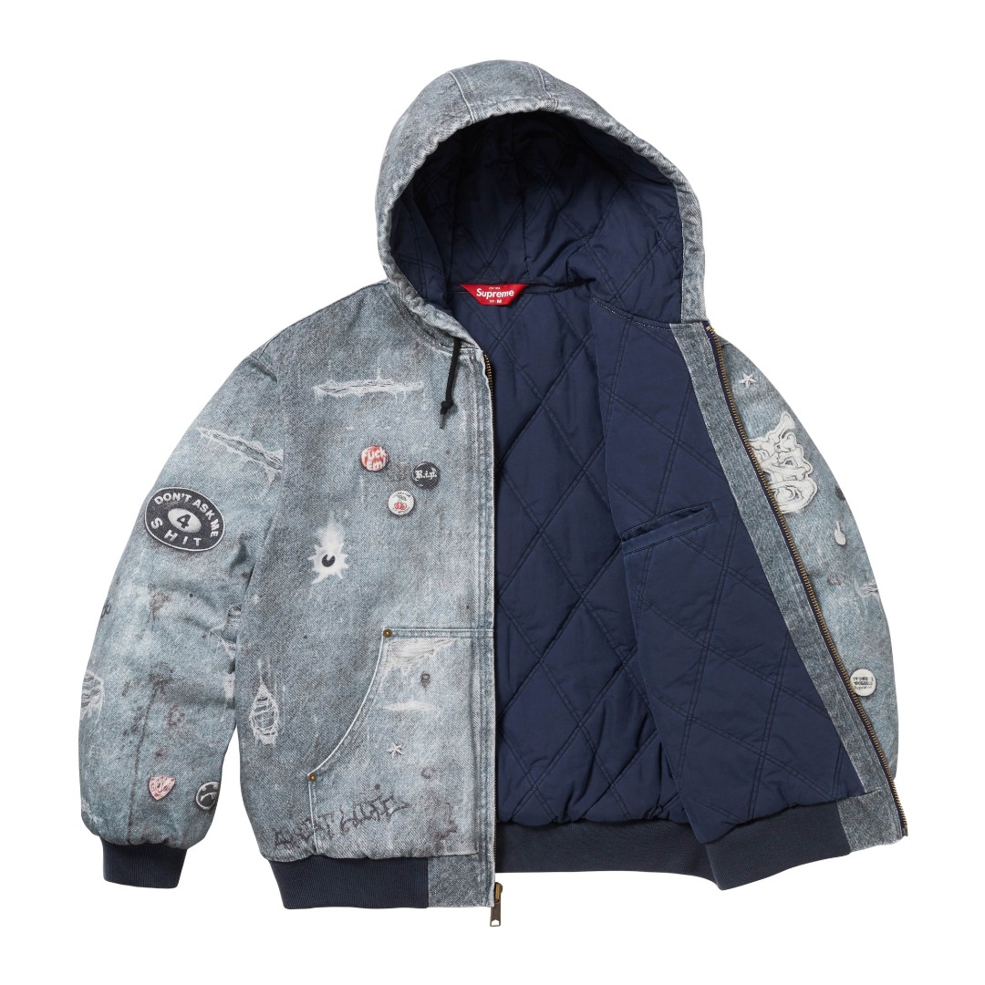 Suprem3 HJR TROMPE L'OEIL HOODED WORK JACKET