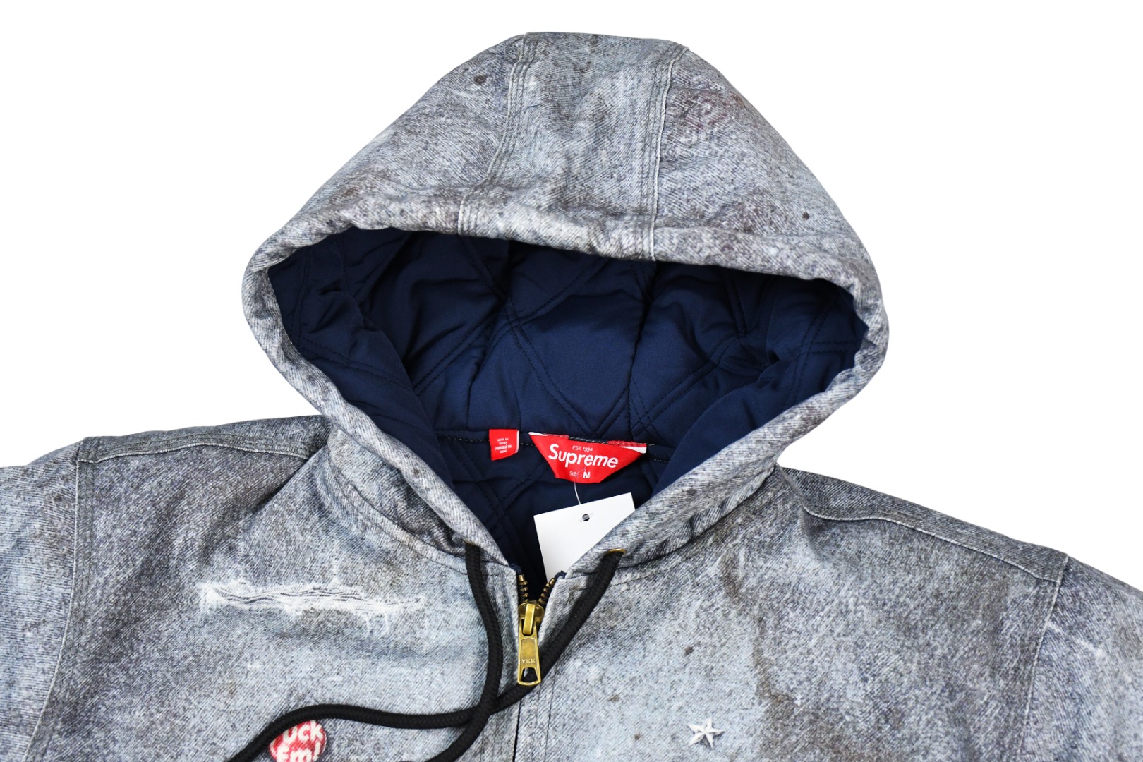 Suprem3 HJR TROMPE L'OEIL HOODED WORK JACKET