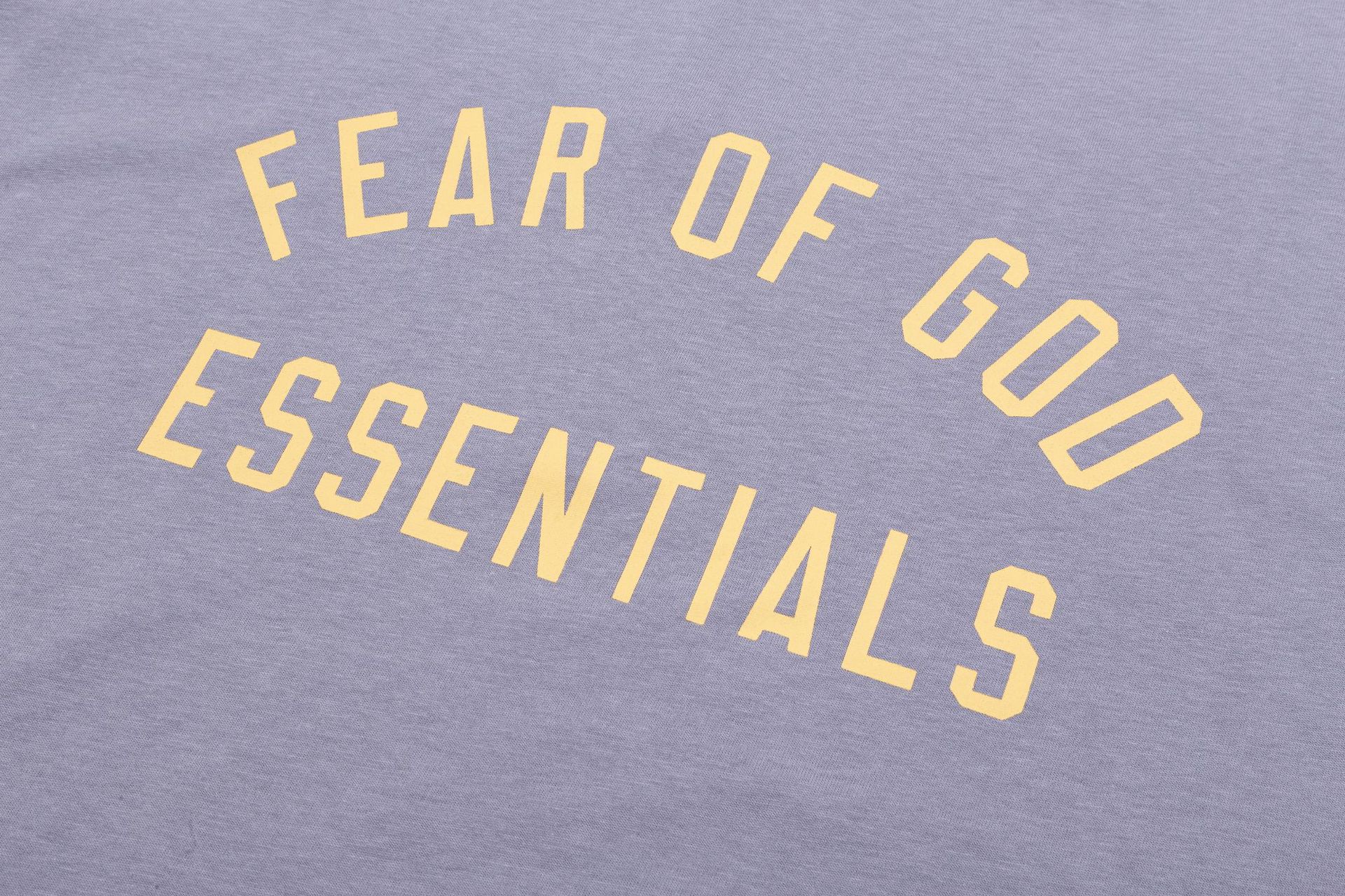 FOG  Essentials 2025 Spring SummerLetter Print Short Sleeve T-Shirt