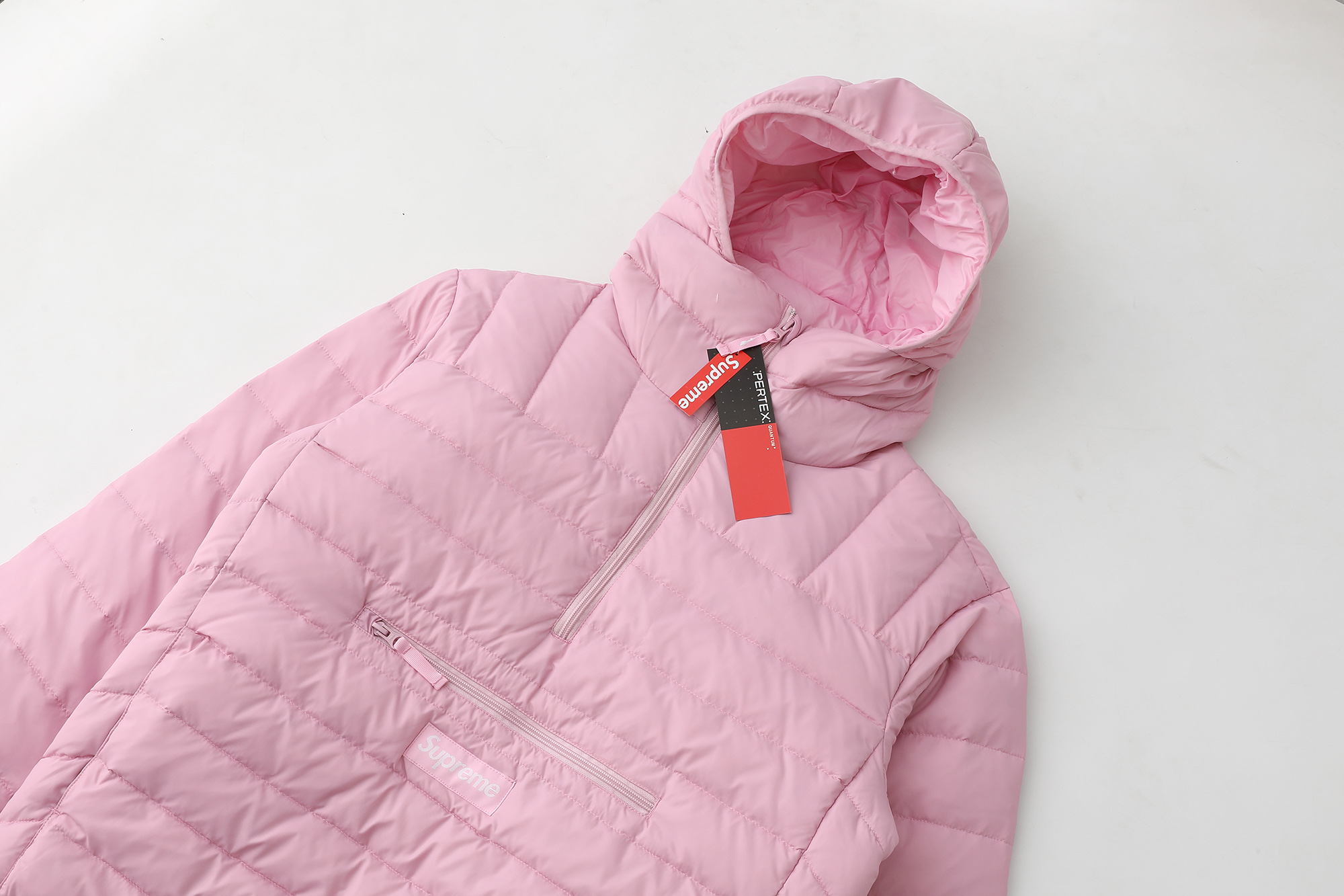 Supreme FW25 WEEK6 Micro Down Half Zip Hooded Pullover