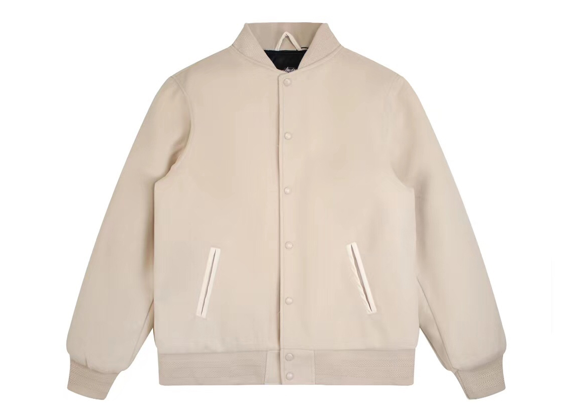 Stussy FW24  Port  Wool Varsity Jacket