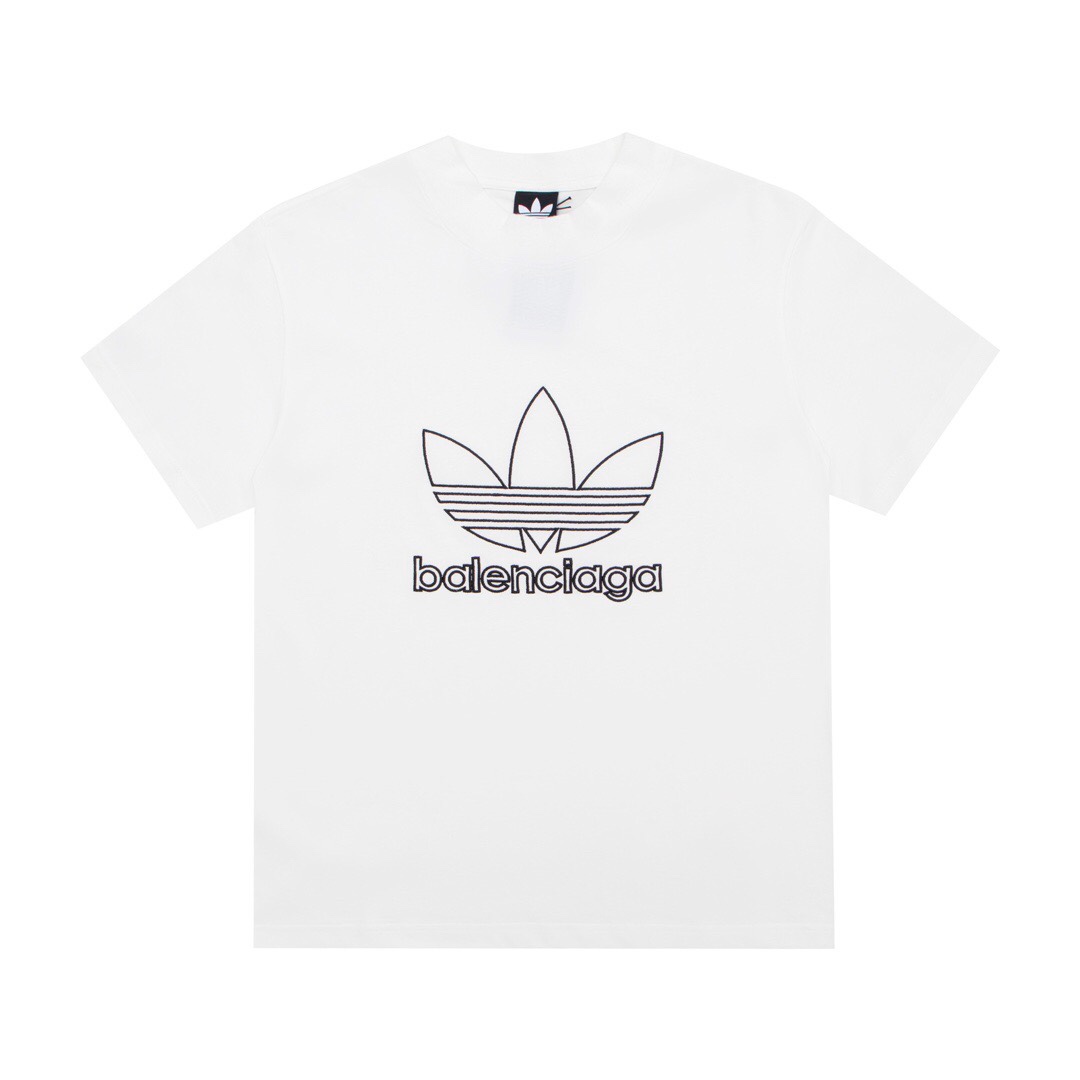 Adidas New clover embroidery logo short sleeves