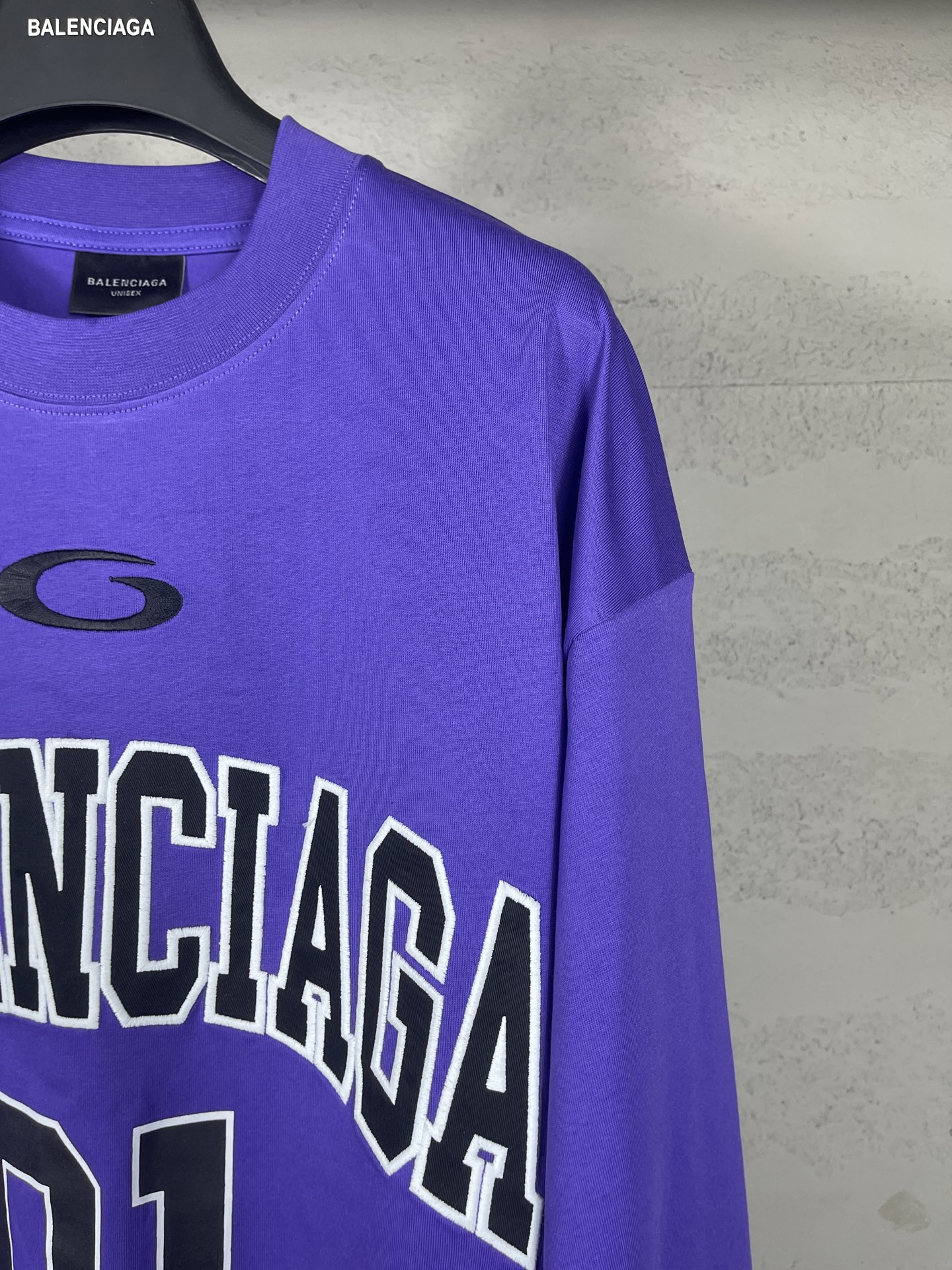 Balanciag@ Jersey Long Sleeves Tee 2025