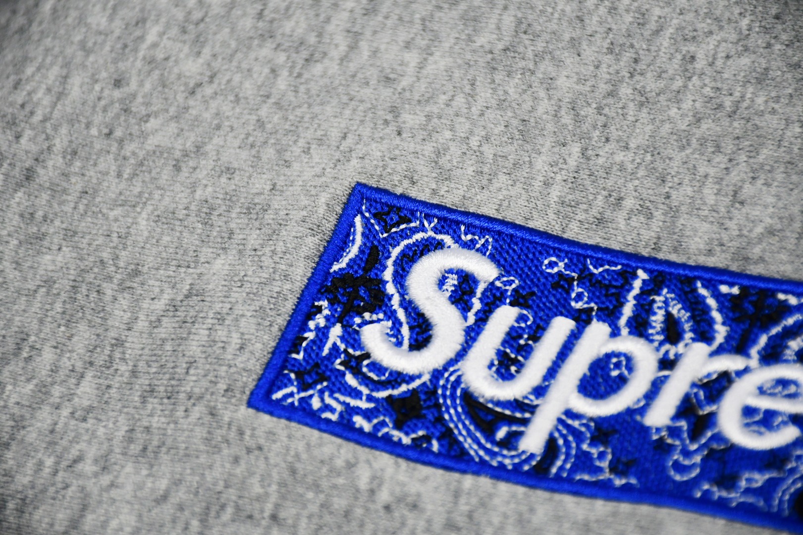 Suprem3 FW19 Week 16 Bandana Box Logo Hooded Sweatshirt