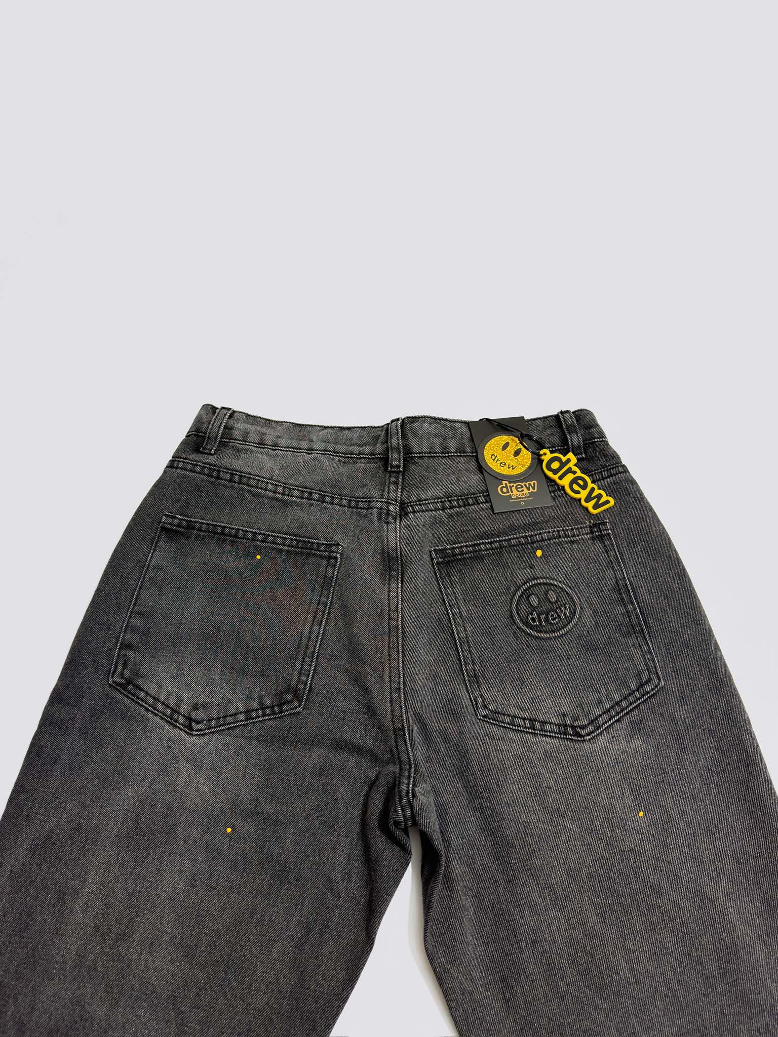 Drew House Broken Hole Washed Splash Ink Jeans