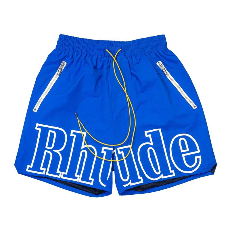 RHUDE Letter 3M Reflective Casual Sports Shorts