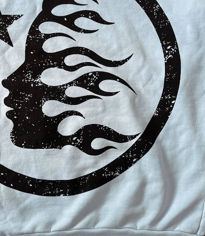 Hell$tar Fire Sky Blue Hoodie