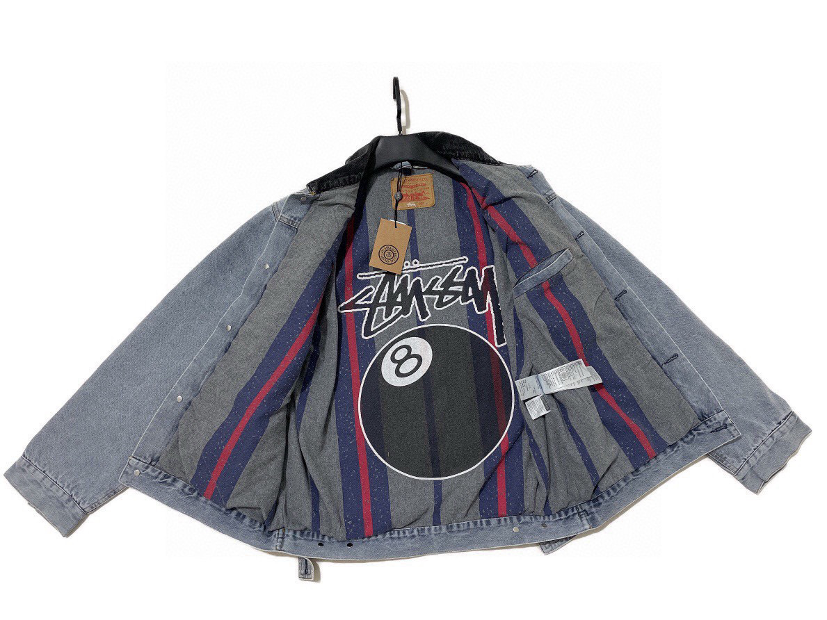 Stussy x Levi‘s 150th Anniversary Embossed Denim Jacket