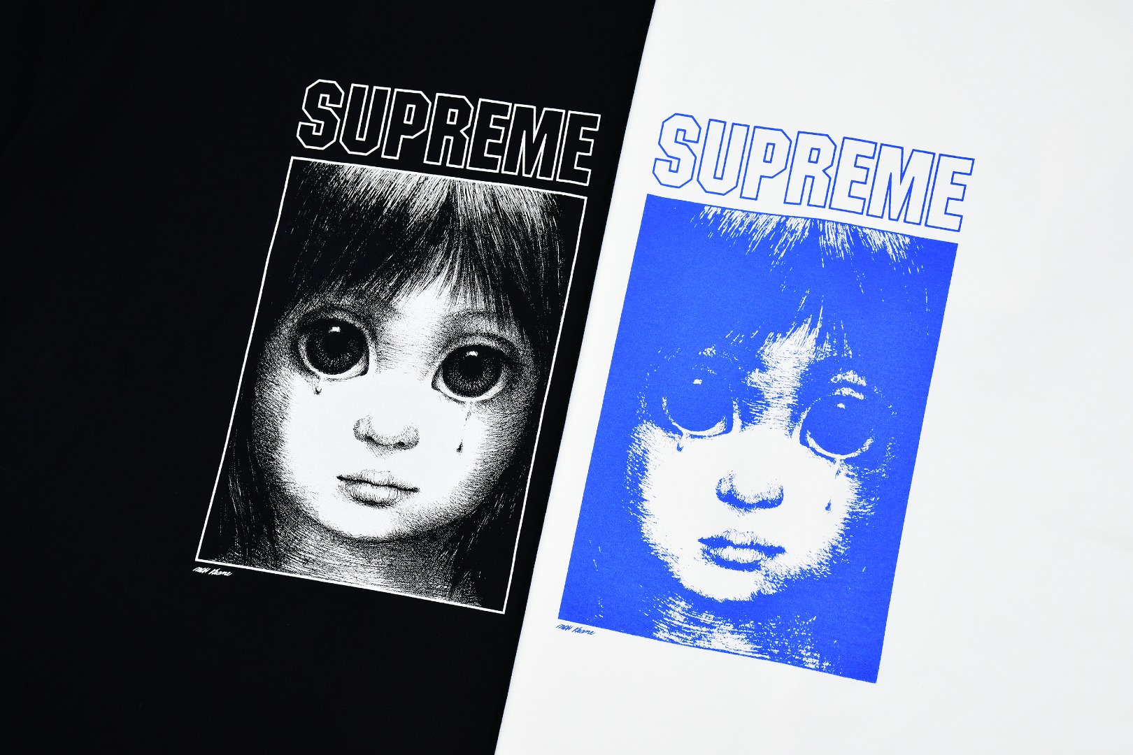 Suprem3 Margaret Keane Teardrop Tee 'White'