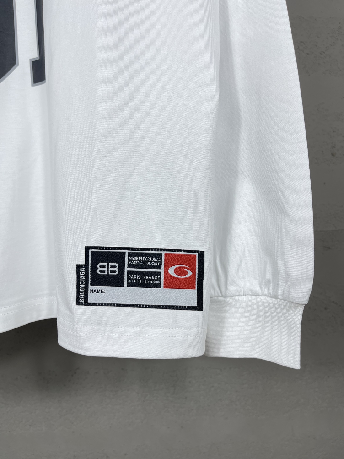 Balanciag@ Jersey Long Sleeves Tee 2025