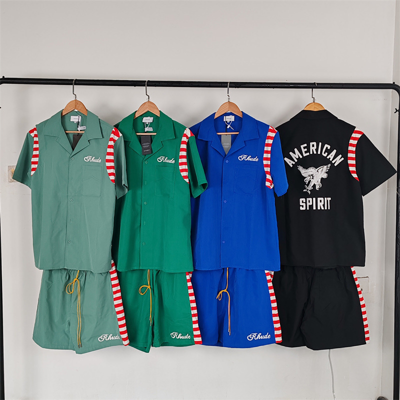 RHUDE Striped Casual Set