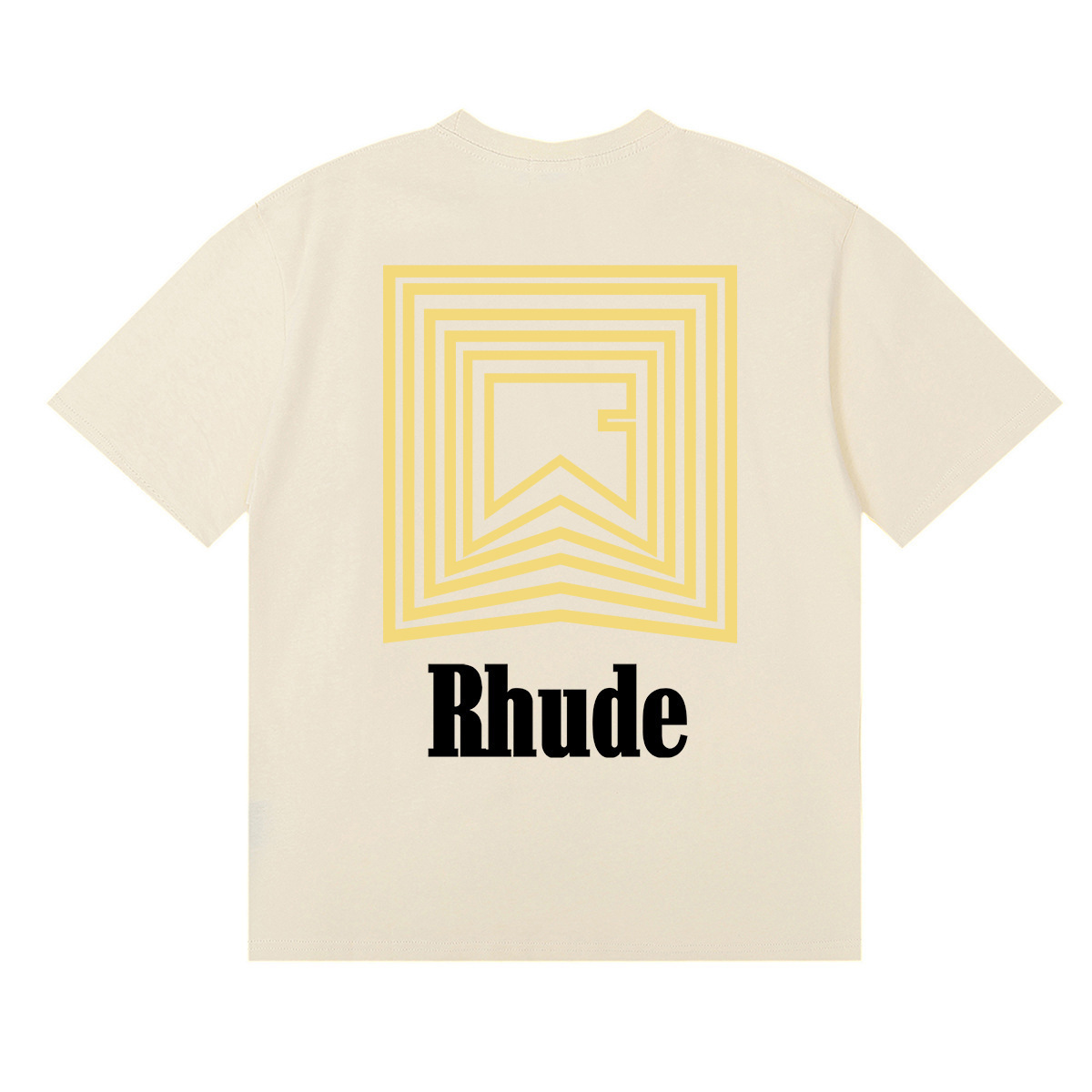 RHUDE Geometric Print T-Shirt