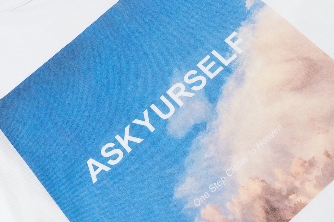 ASKYURSELF California Sky printed short-sleeved T-shirt