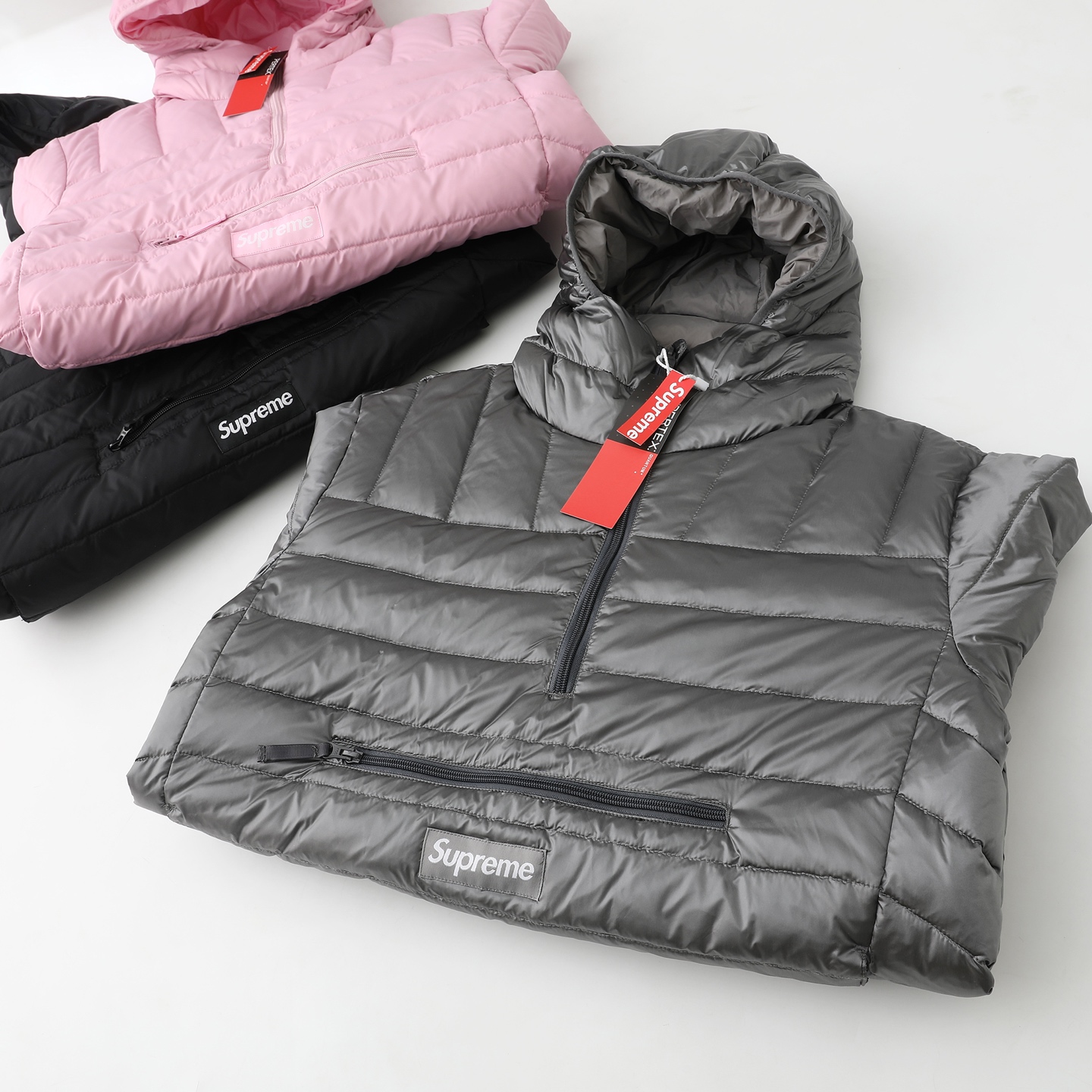 Supreme FW25 WEEK6 Micro Down Half Zip Hooded Pullover