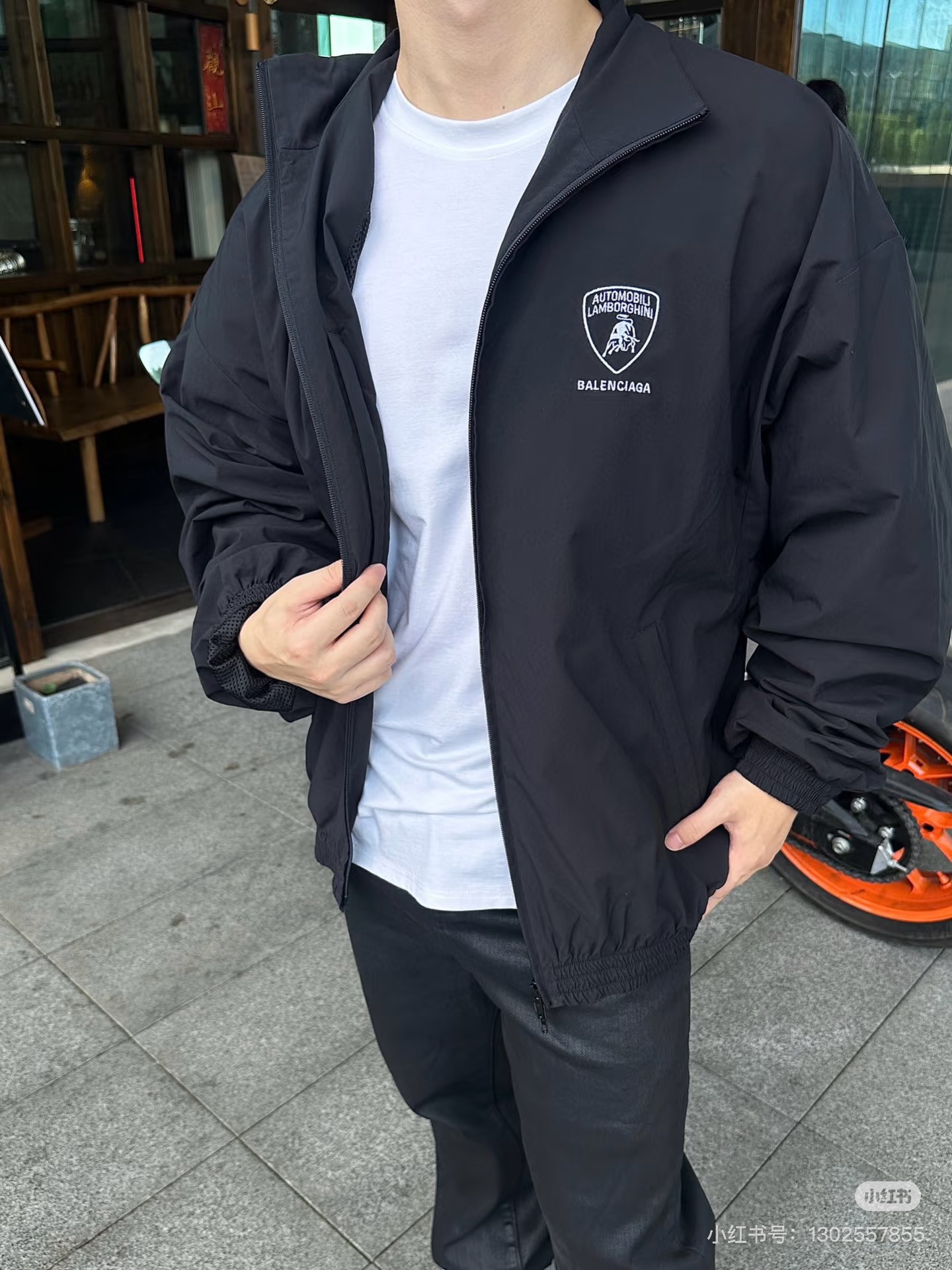 Balanciag@ Lamborghini Zipper Jacket