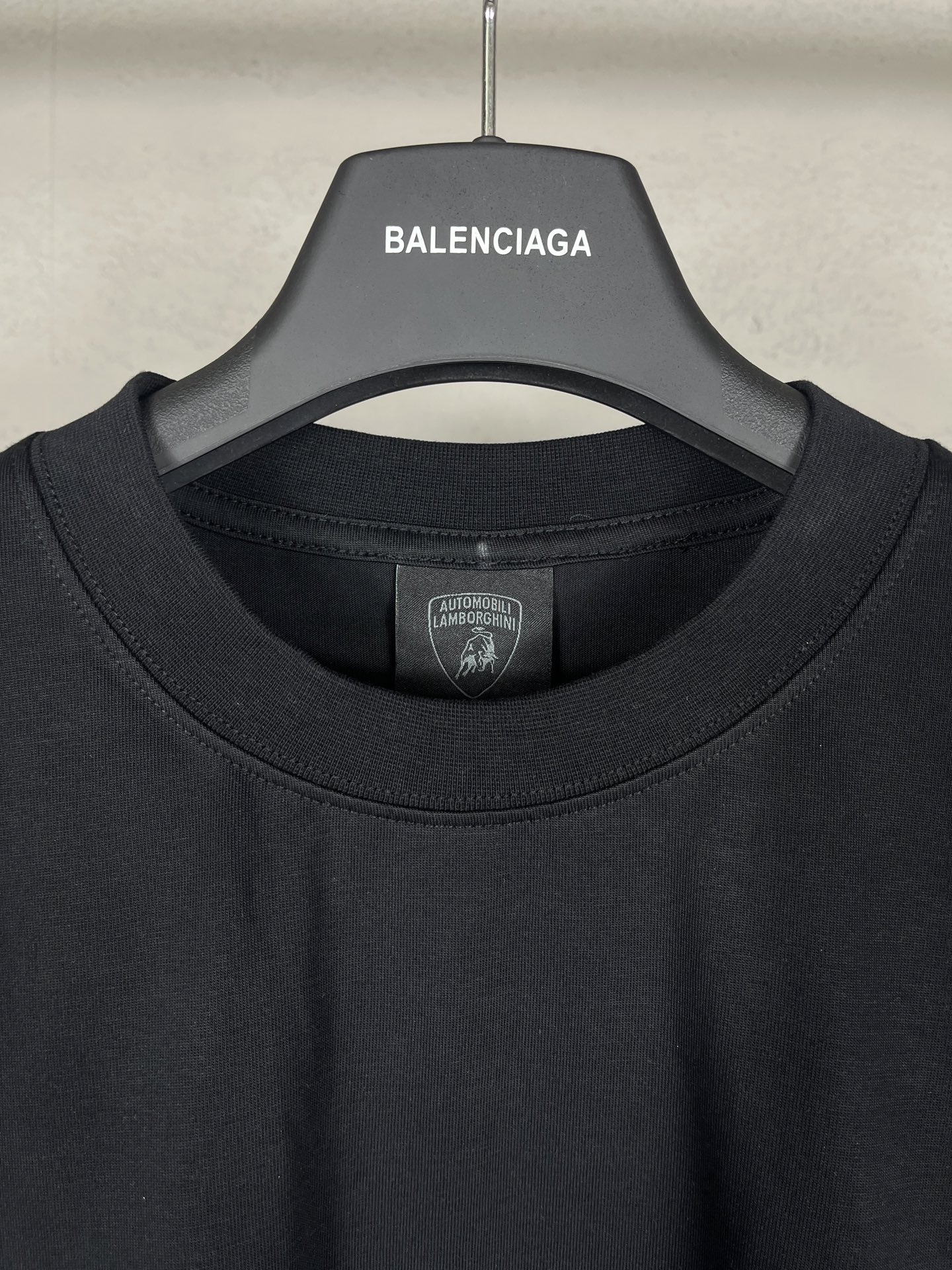 Balanciag@  Lamborghini  Long Sleeves Tee 2025