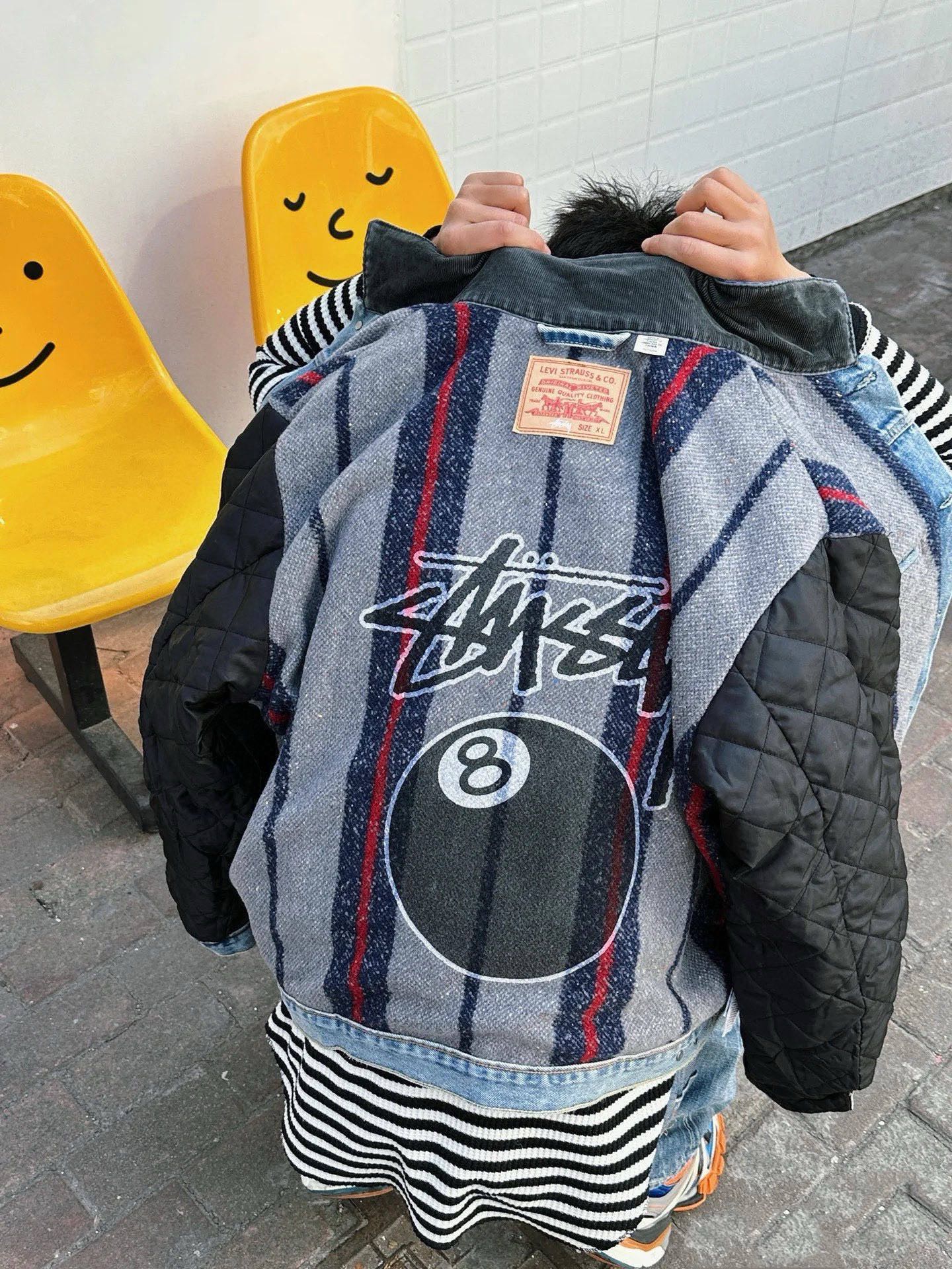 Stussy x Levi‘s 150th Anniversary Embossed Denim Jacket