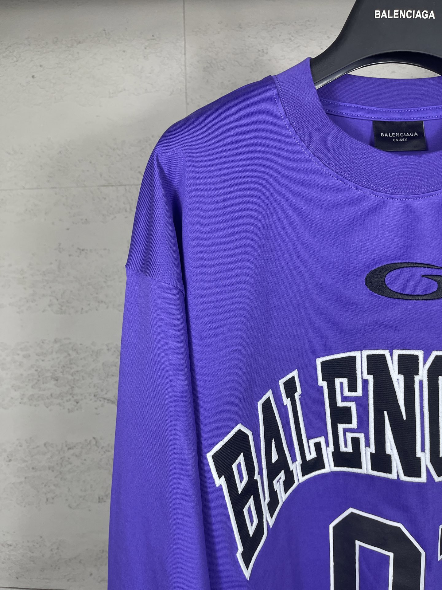 Balanciag@ Jersey Long Sleeves Tee 2025