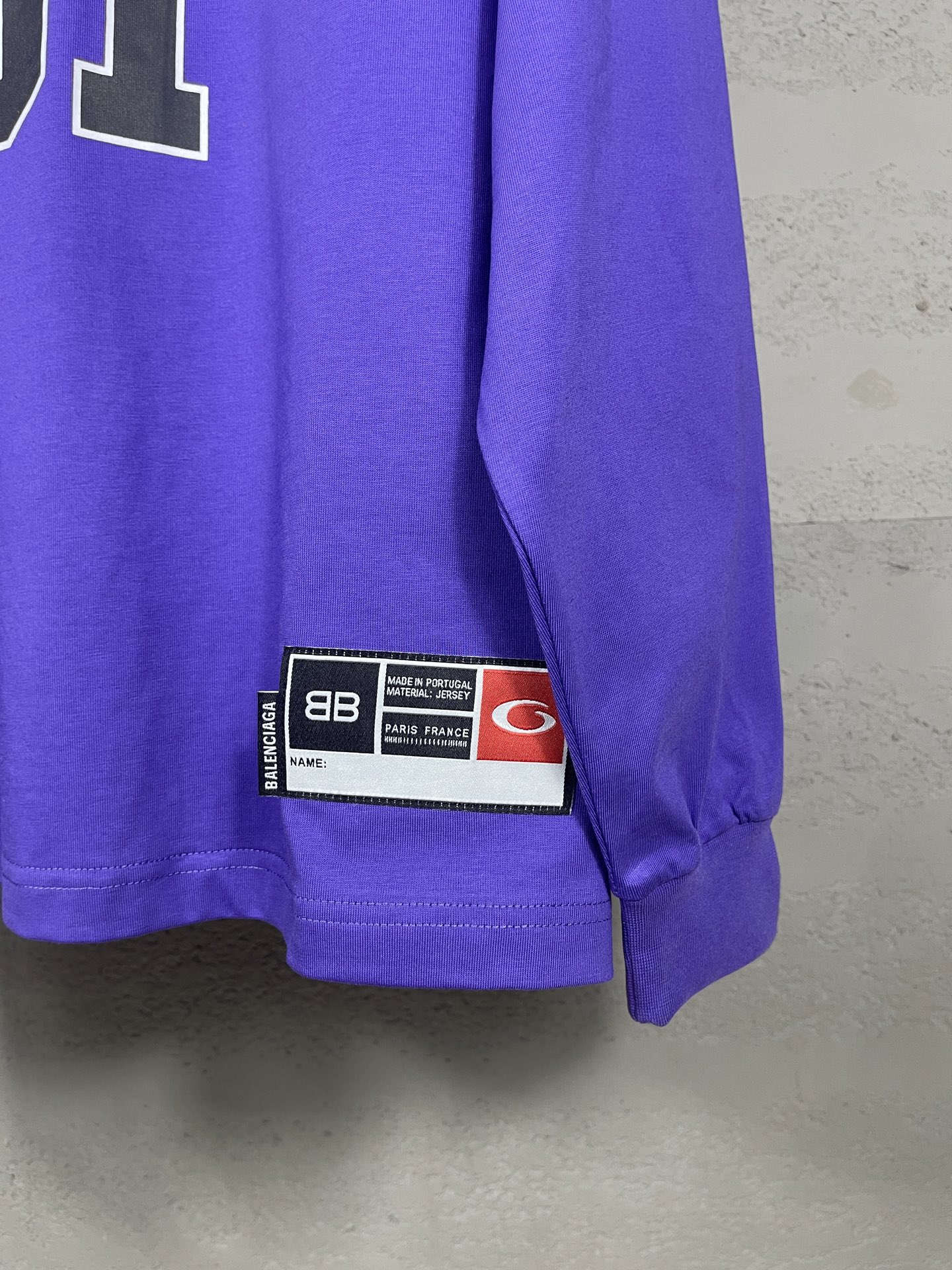 Balanciag@ Jersey Long Sleeves Tee 2025