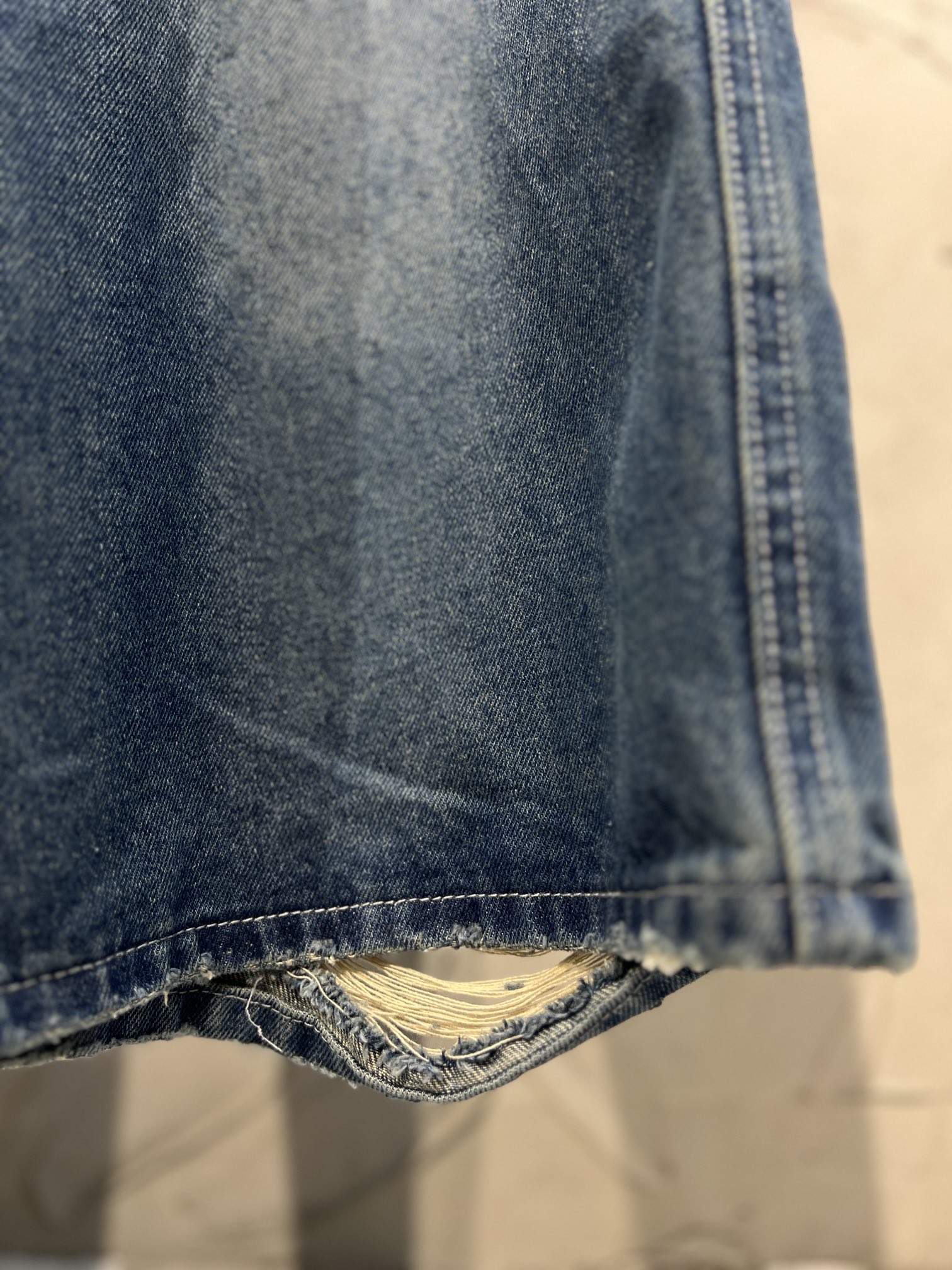 Balancig@ Men's Blue Patched Cotton Cargo Pants