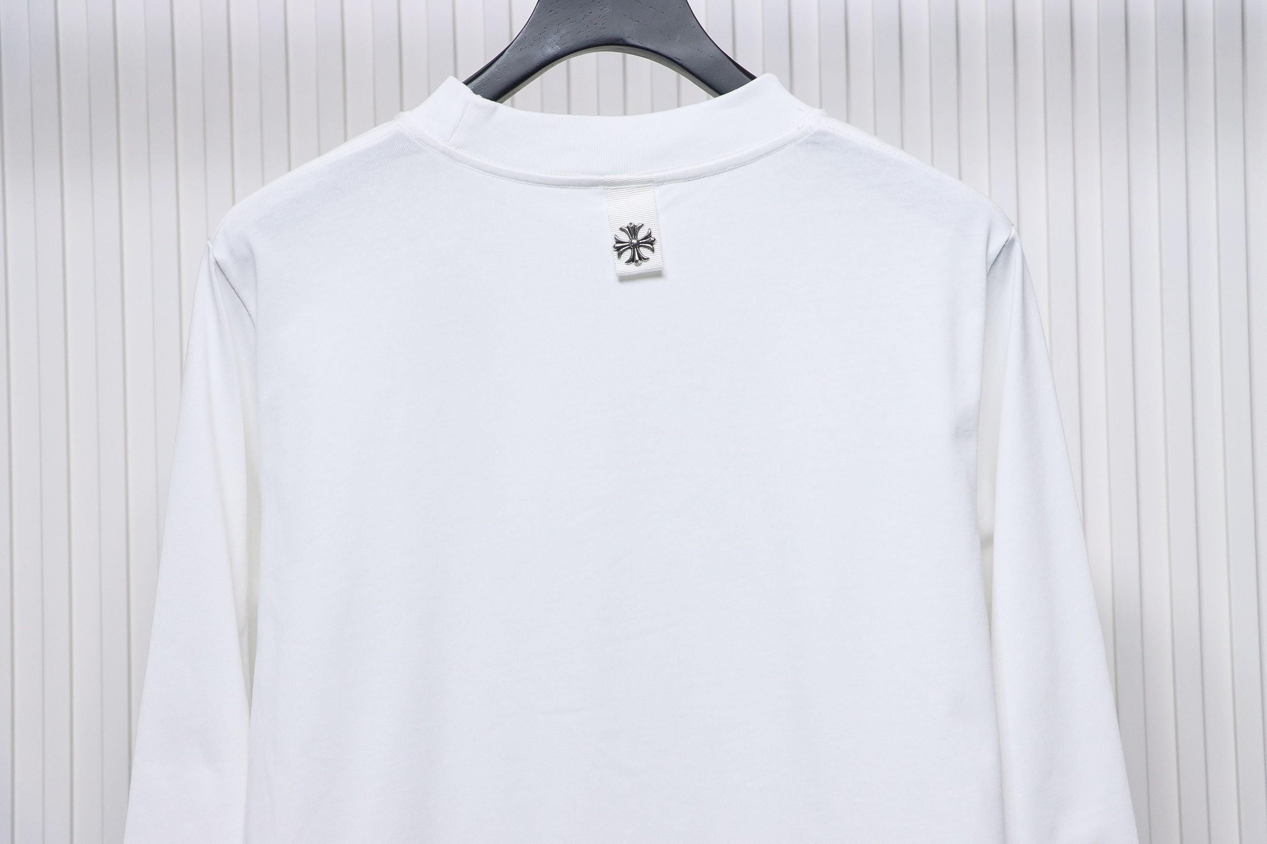 Chrome Heart Cross pendant Long Sleeve T-Shirt