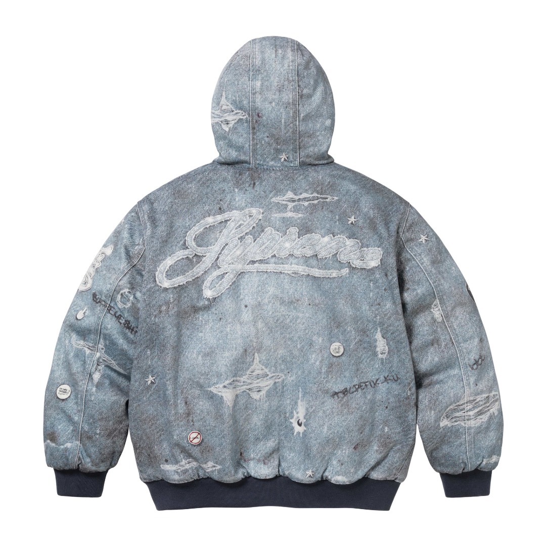Suprem3 HJR TROMPE L'OEIL HOODED WORK JACKET